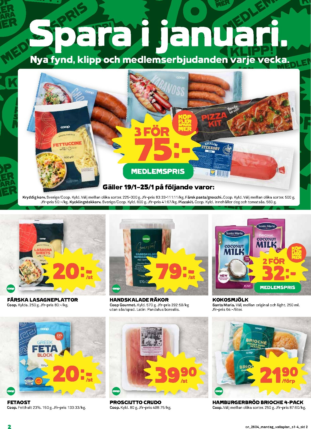 coop - Coop-reklambladet giltigt från 19/01 - 25/01 - page: 2
