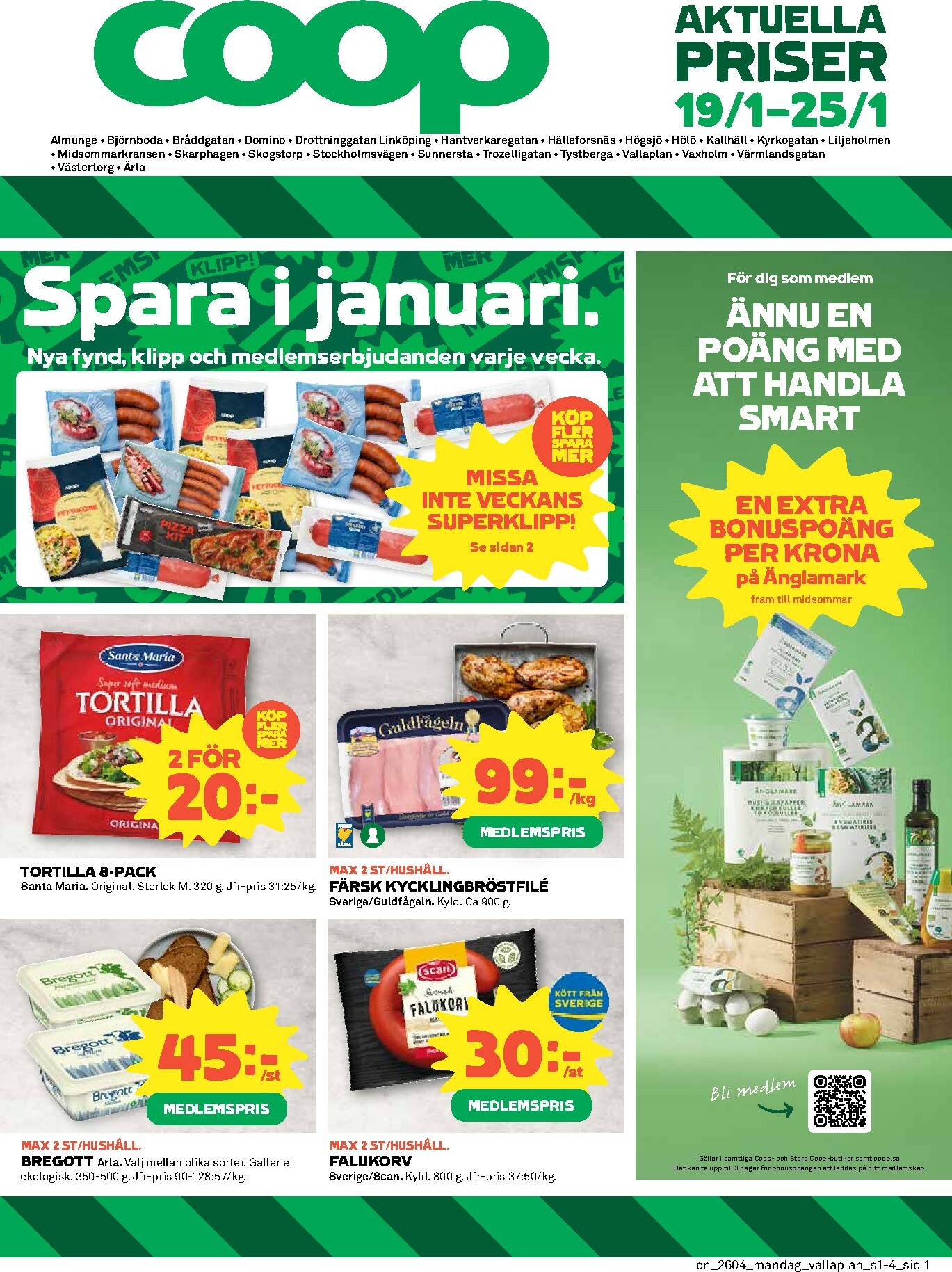 coop - Coop-reklambladet giltigt från 19/01 - 25/01
