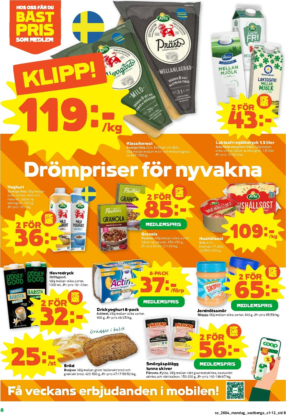 coop - Stora Coop-reklambladet giltigt från 19/01 - 25/01 - page: 8