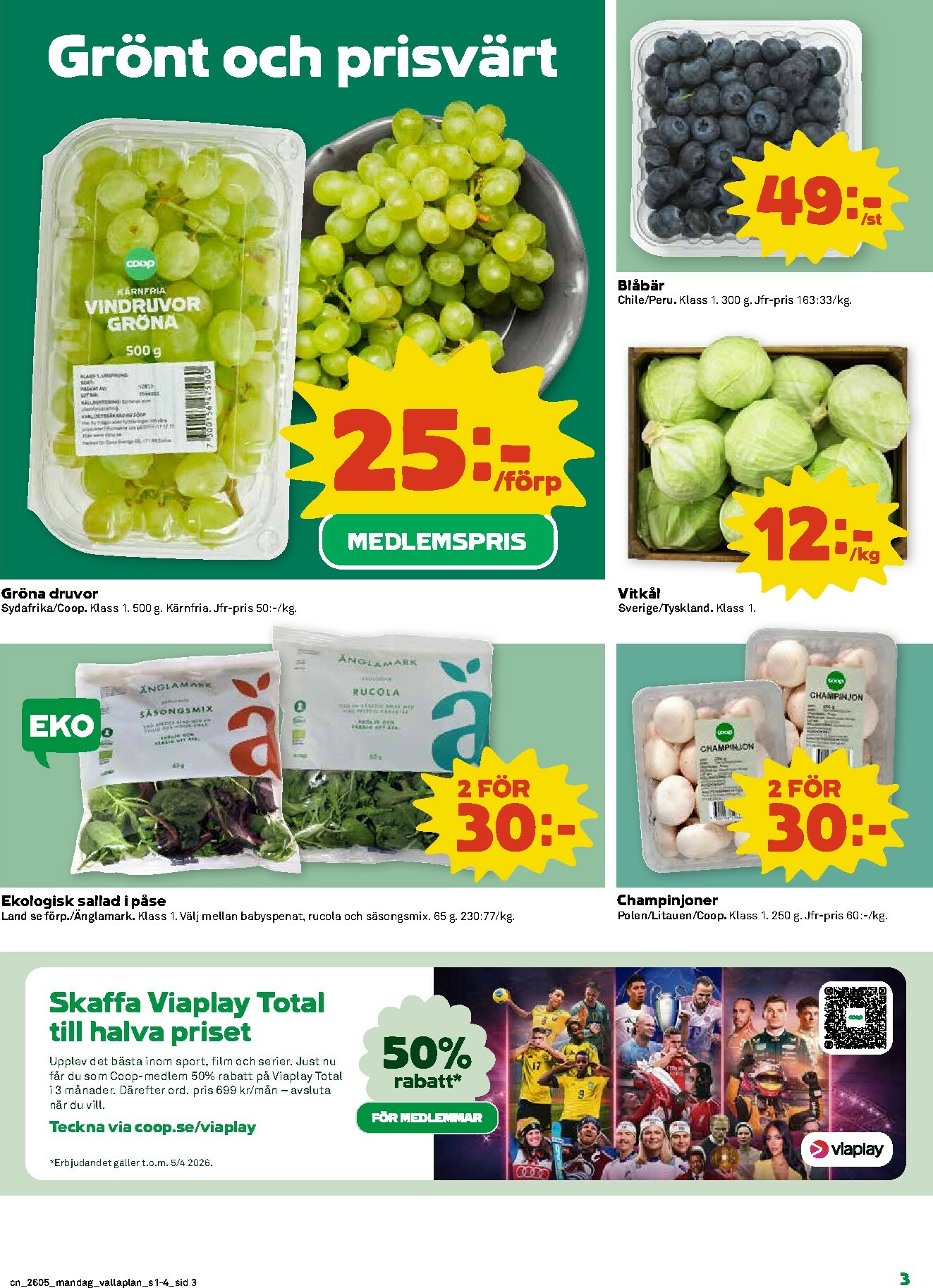 coop - Coop-reklambladet giltigt från 26/01 - 01/02 - page: 3