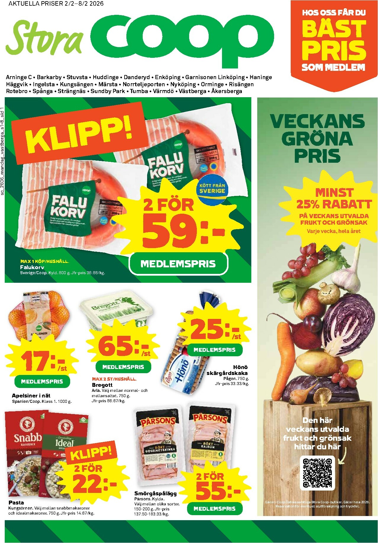 coop - Stora Coop-reklambladet giltigt från 02/02/2026 - 08/02/2026