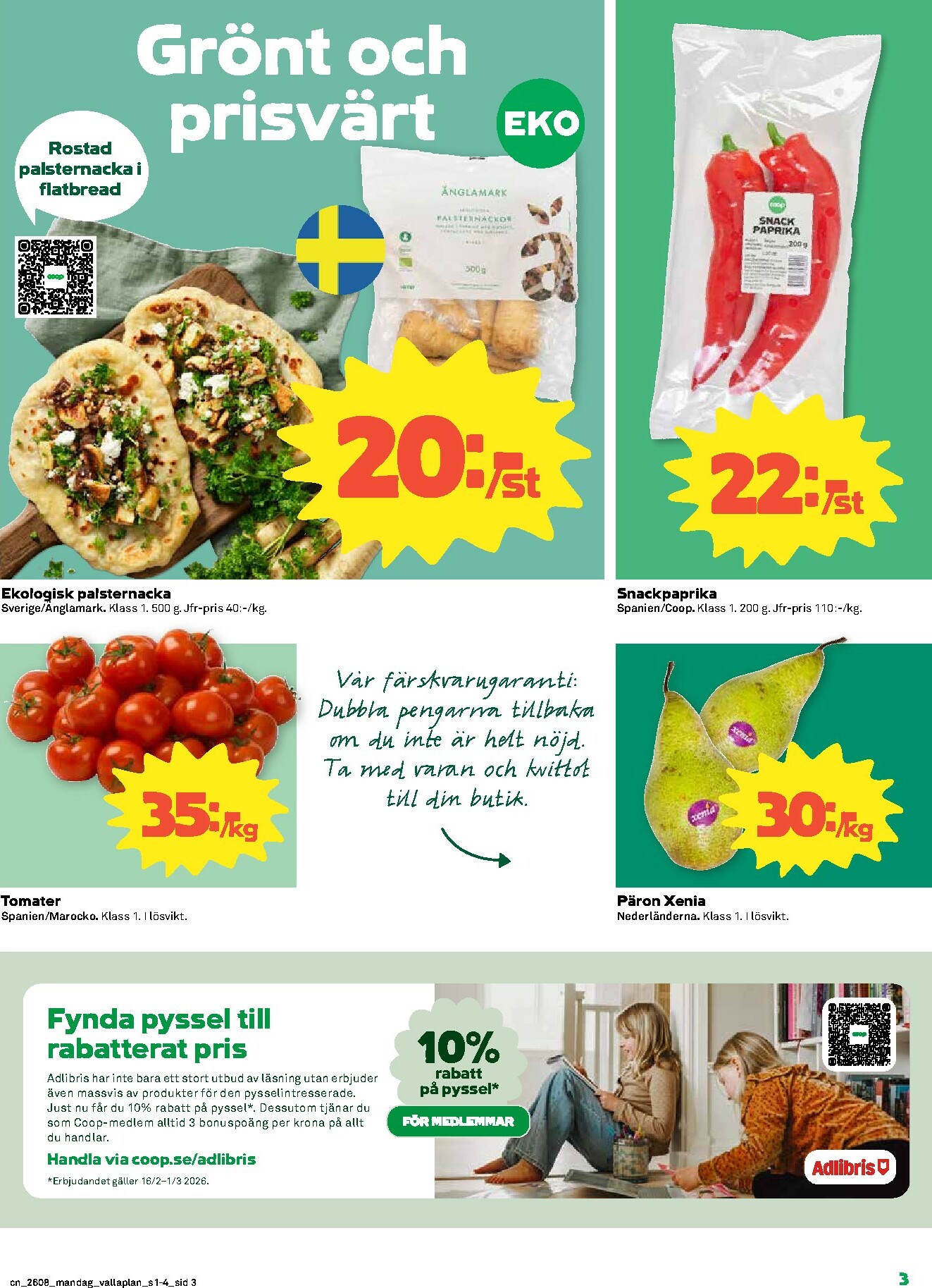 coop - Coop-reklambladet giltigt från 16/02/2026 - 22/02/2026 - page: 3