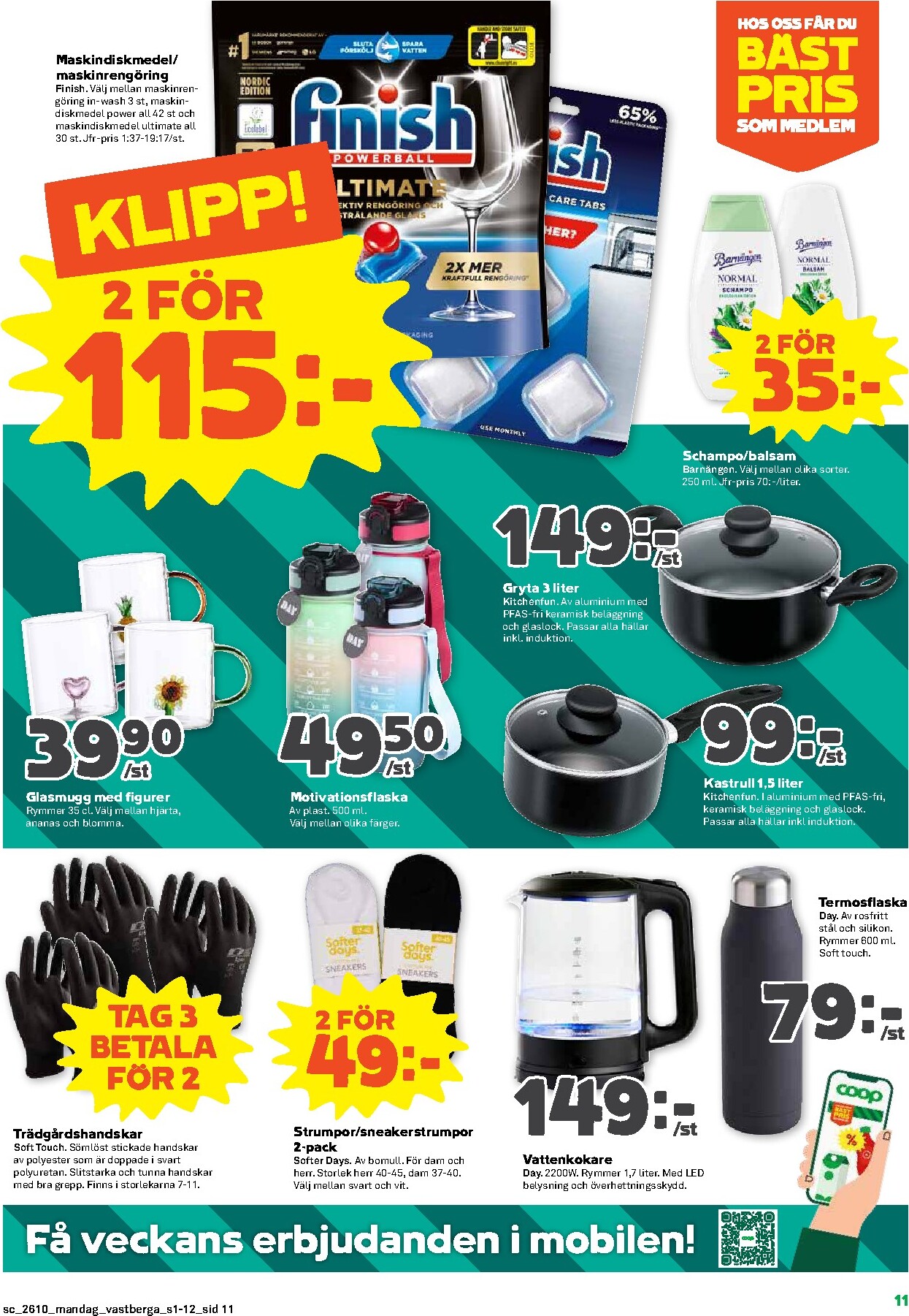 coop - Stora Coop-reklambladet giltigt från 02/03/2026 - 08/03/2026 - page: 11