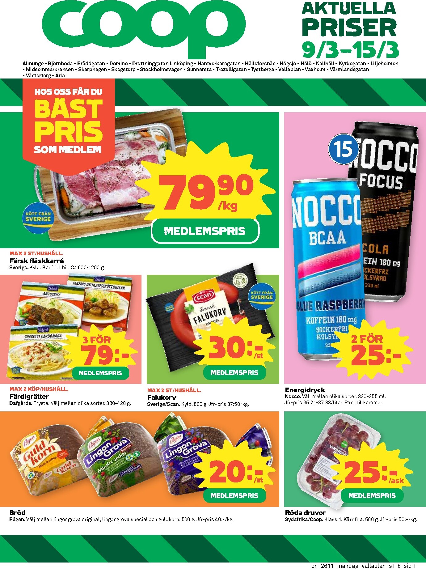 coop - Coop-reklambladet giltigt från 09/03/2026 - 15/03/2026