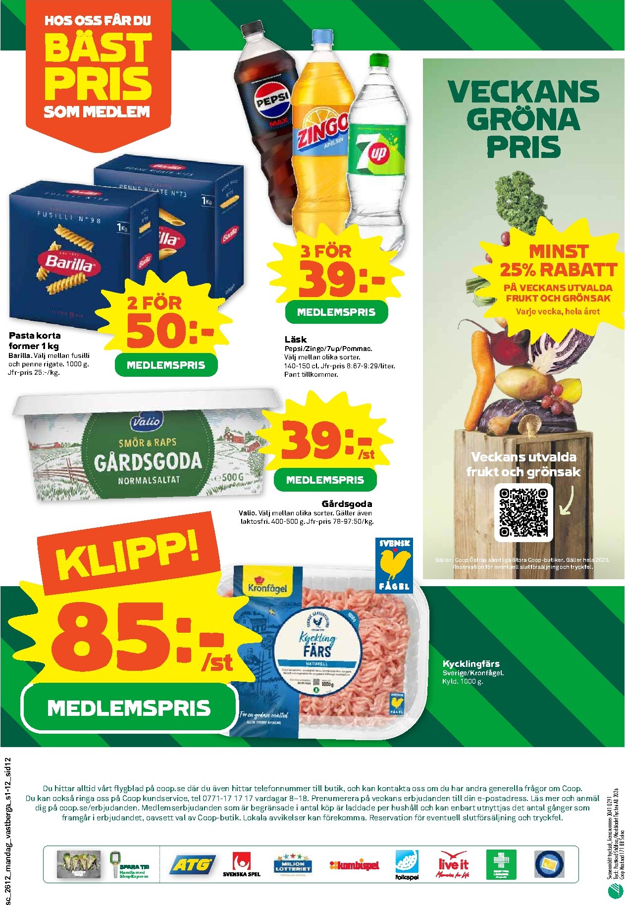 coop - Stora Coop-reklambladet giltigt från 16/03/2026 - 22/03/2026 - page: 12