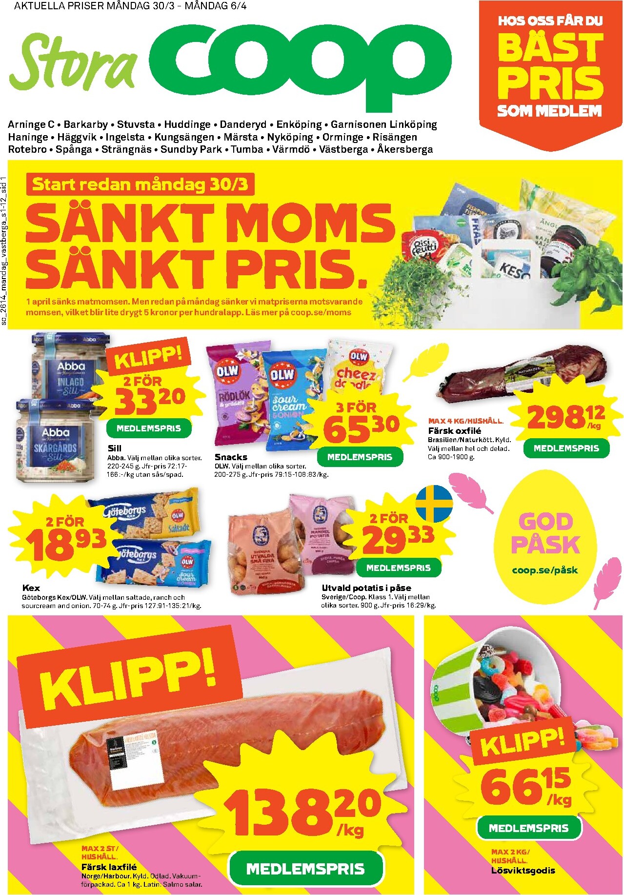 coop - Stora Coop-reklambladet giltigt från 30/03/2026 - 06/04/2026