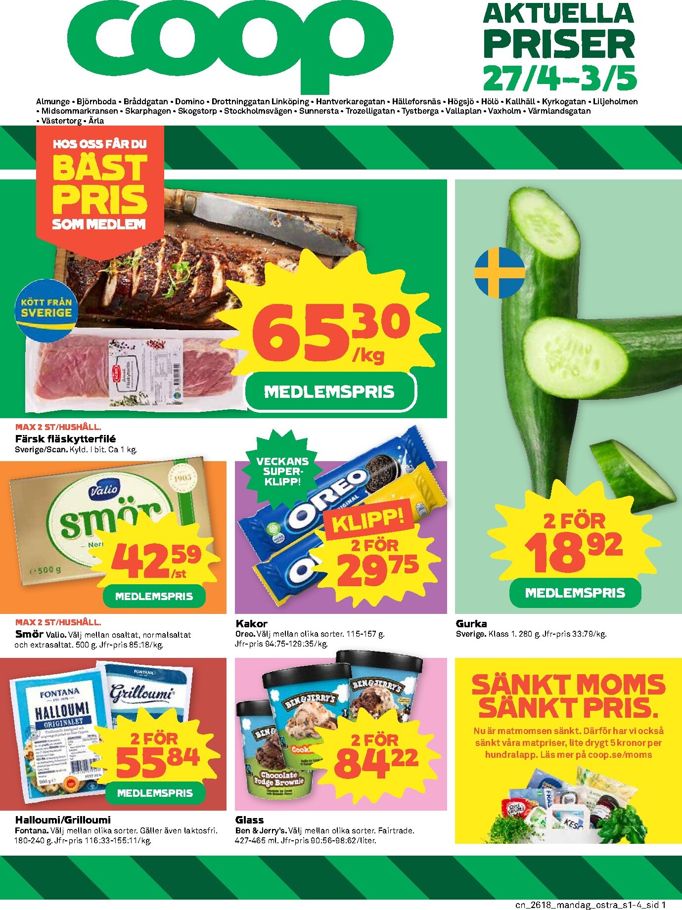coop - Coop reklamblad för nästa vecka från måndag 27/04/2026 till söndag 03/05/2026