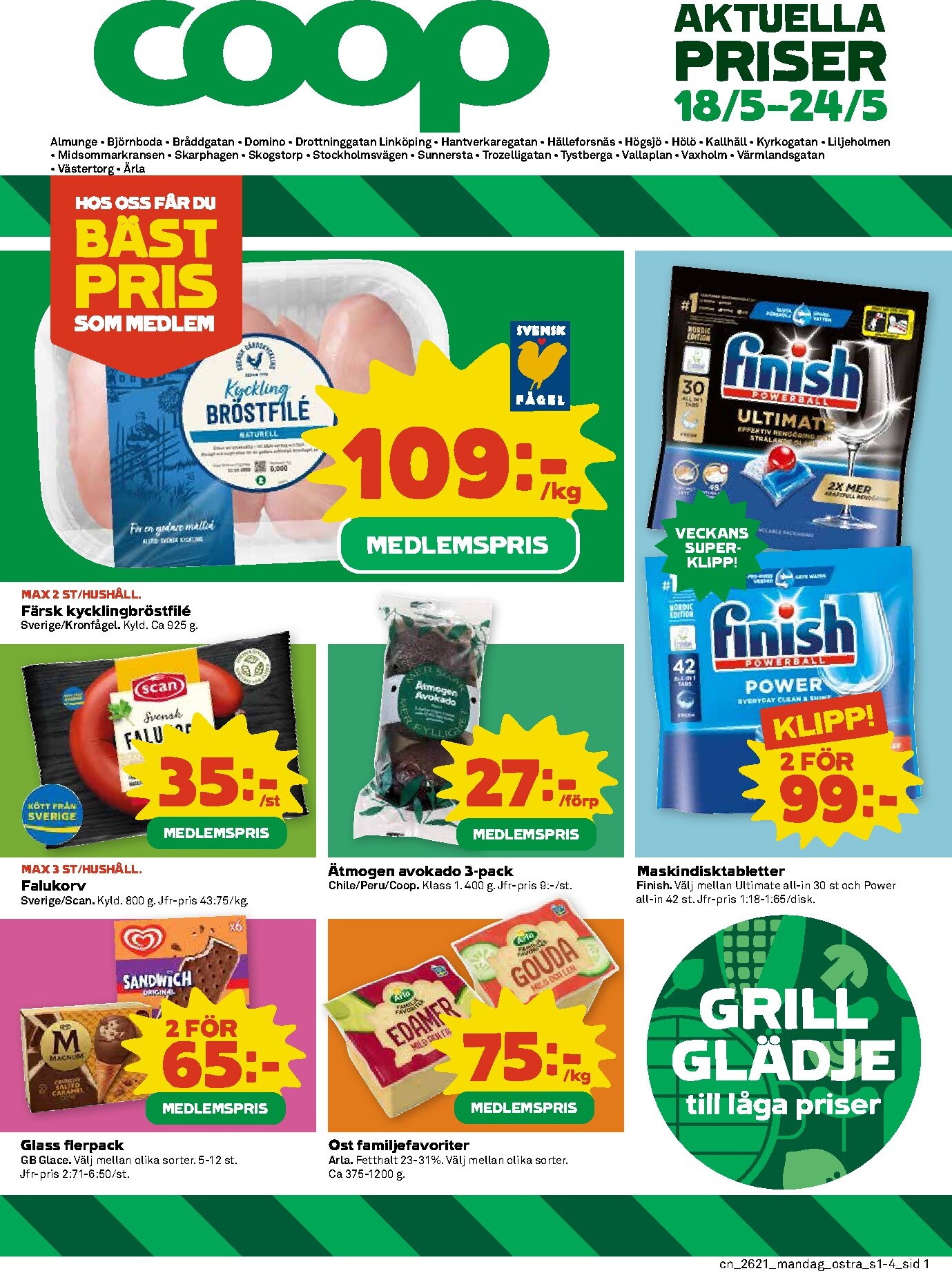 coop - Coop reklamblad för nästa vecka från måndag 18/05/2026 till söndag 24/05/2026