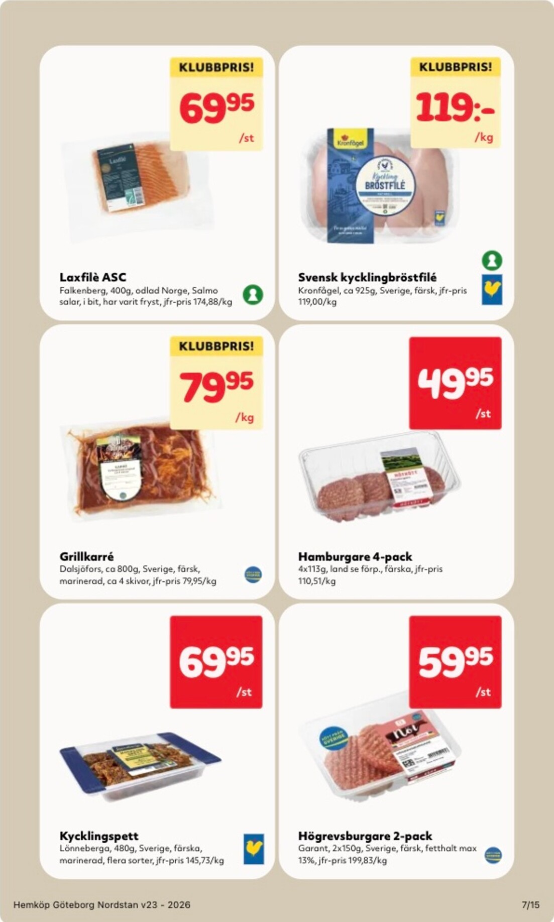 hemkop - Aktuellt Hemköp reklamblad från måndag, 01/06/2026 till söndag, 07/06/2026 - page: 7