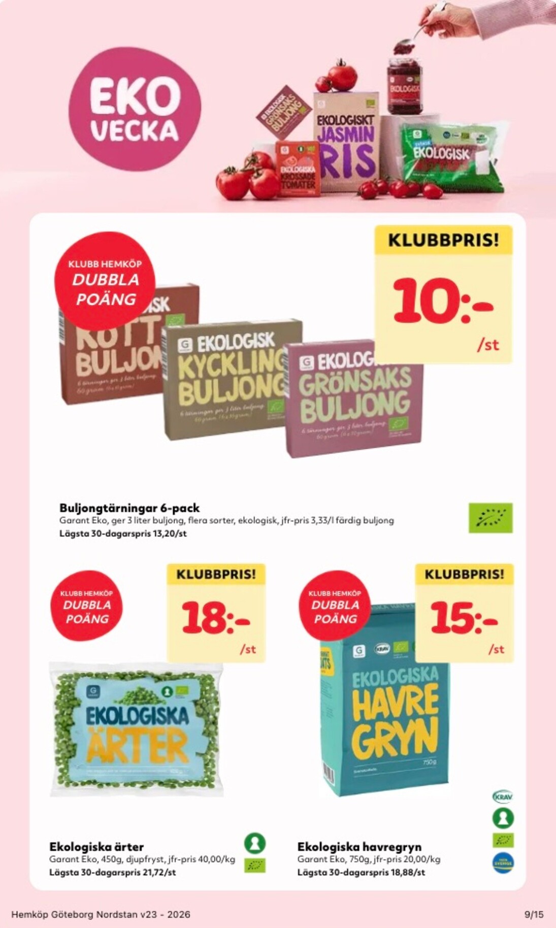 hemkop - Aktuellt Hemköp reklamblad från måndag, 01/06/2026 till söndag, 07/06/2026 - page: 9