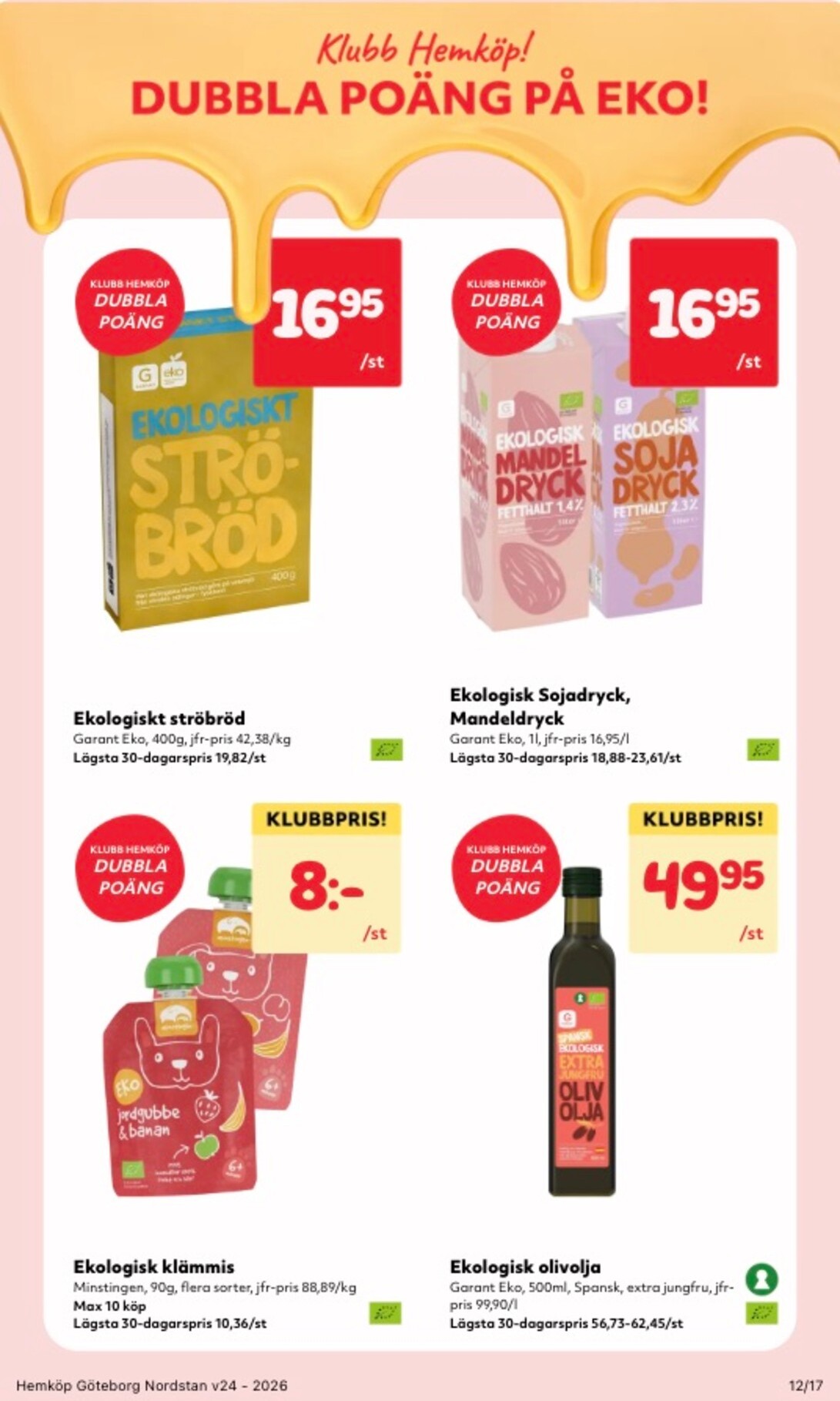 hemkop - Aktuellt Hemköp reklamblad från måndag, 08/06/2026 till söndag, 14/06/2026 - page: 12