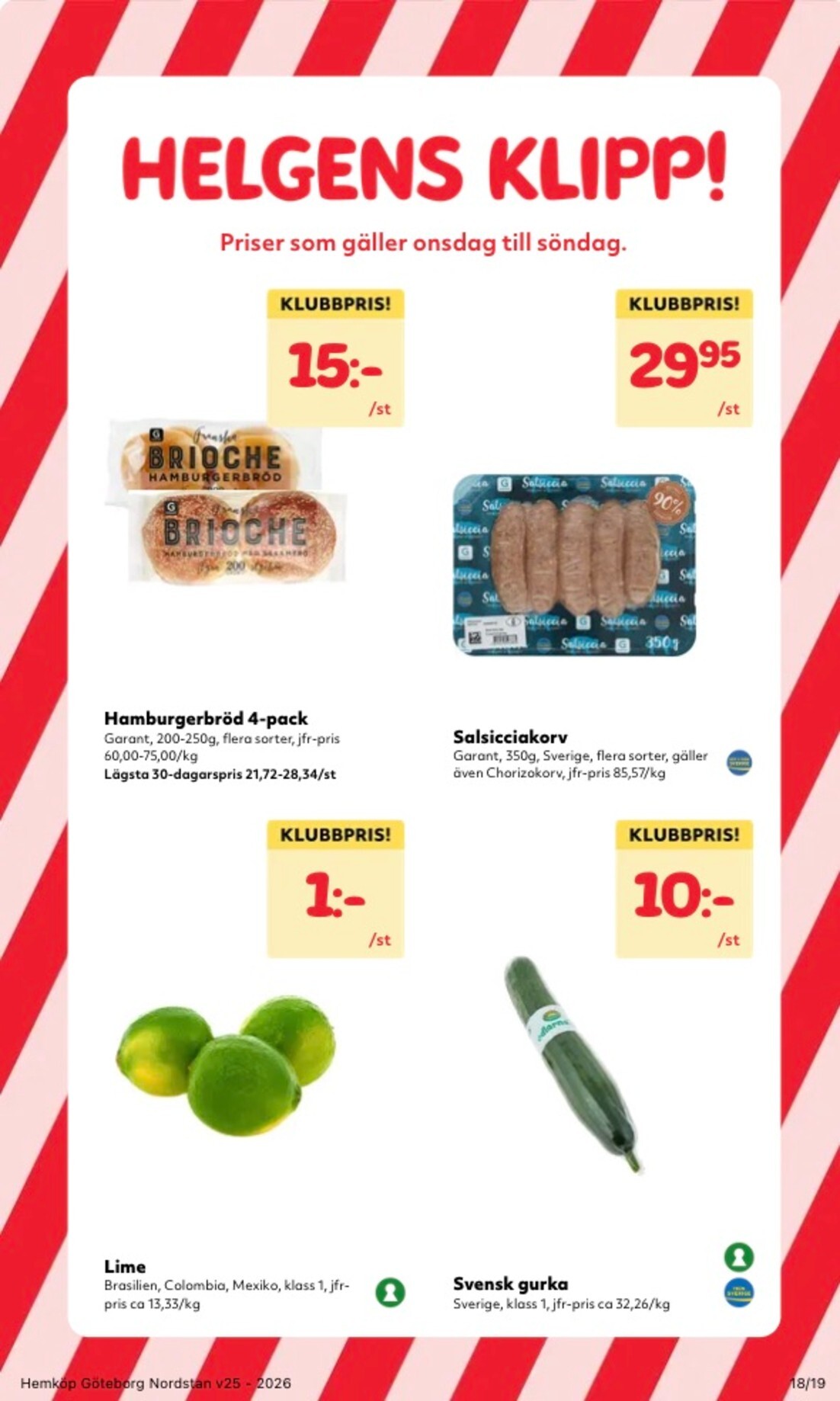 hemkop - Aktuellt Hemköp reklamblad från måndag, 15/06/2026 till söndag, 21/06/2026 - page: 18