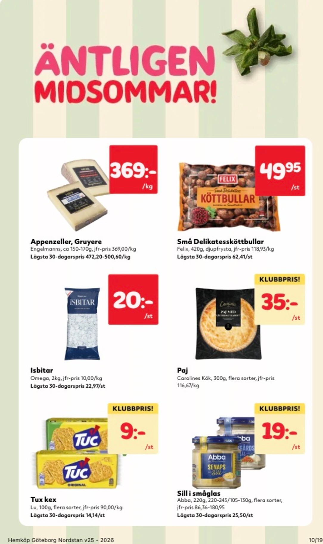 hemkop - Aktuellt Hemköp reklamblad från måndag, 15/06/2026 till söndag, 21/06/2026 - page: 10