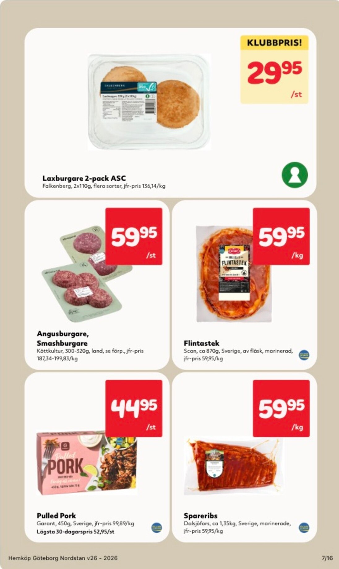 hemkop - Aktuellt Hemköp reklamblad från måndag, 22/06/2026 till söndag, 28/06/2026 - page: 7