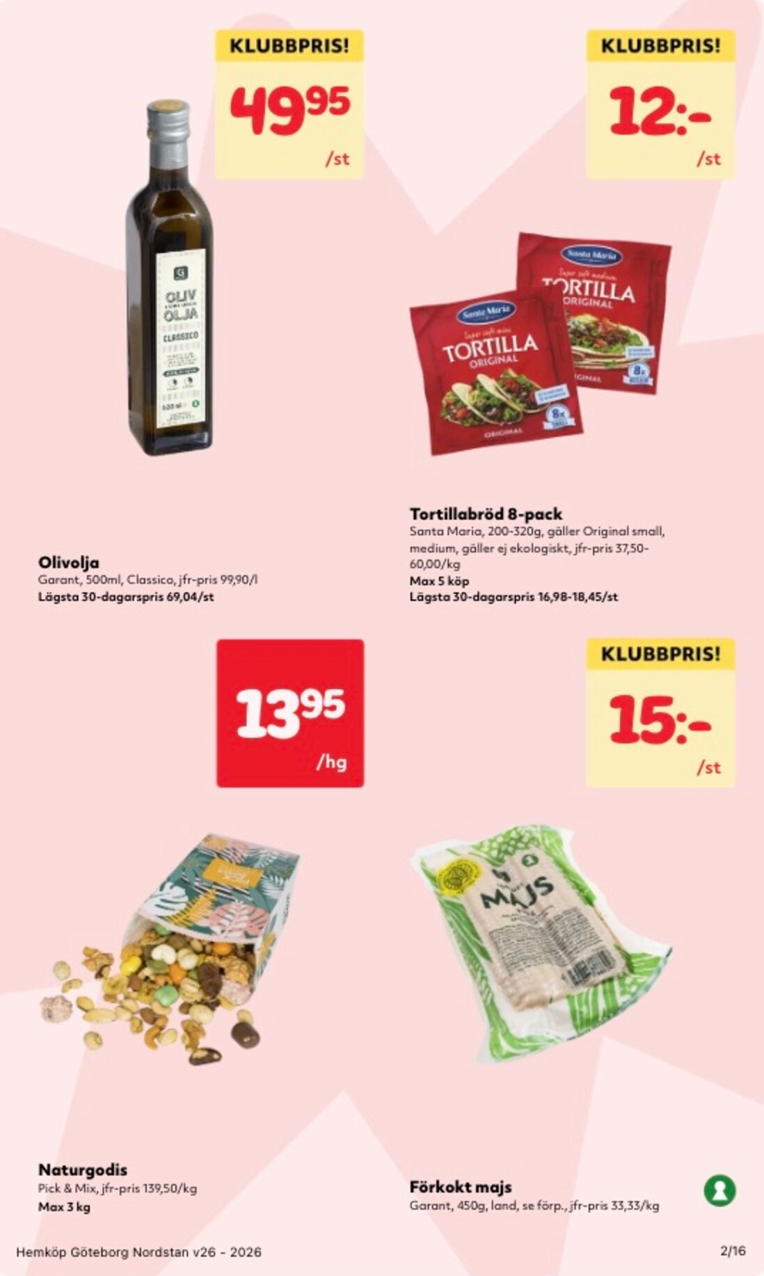 hemkop - Aktuellt Hemköp reklamblad från måndag, 22/06/2026 till söndag, 28/06/2026 - page: 2