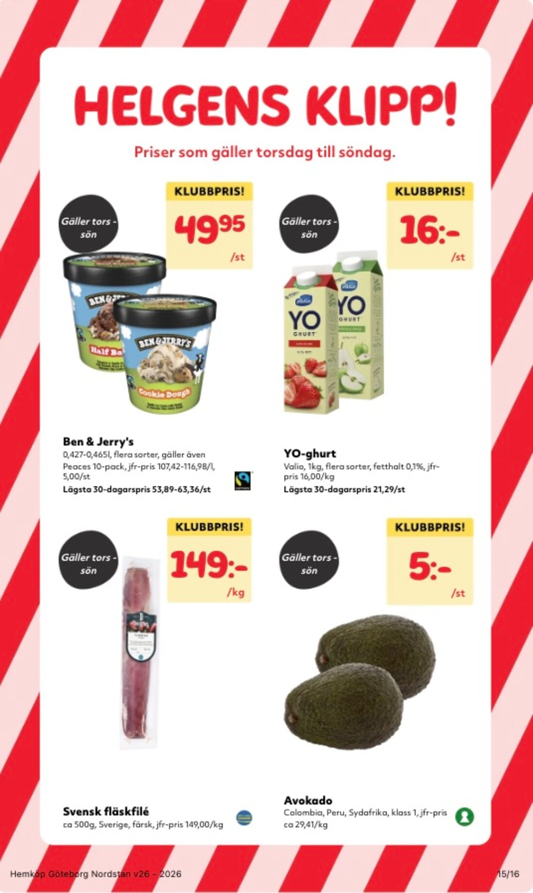 hemkop - Aktuellt Hemköp reklamblad från måndag, 22/06/2026 till söndag, 28/06/2026 - page: 15