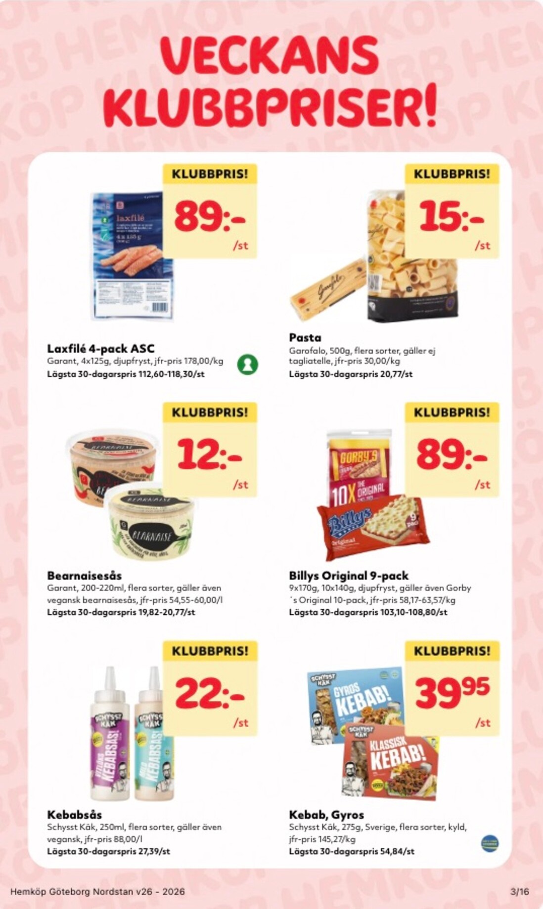 hemkop - Aktuellt Hemköp reklamblad från måndag, 22/06/2026 till söndag, 28/06/2026 - page: 3
