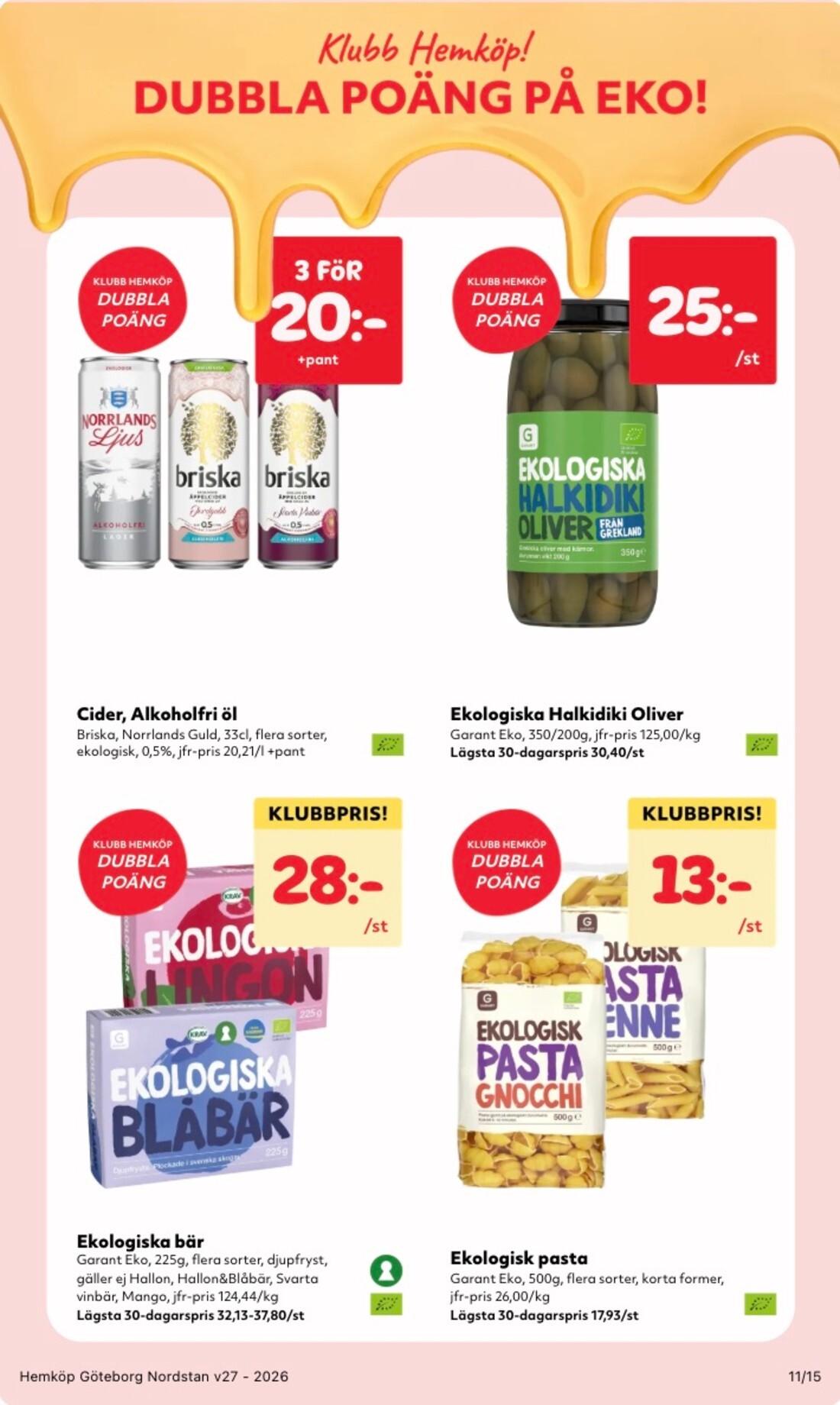 hemkop - Aktuellt Hemköp reklamblad från måndag, 29/06/2026 till söndag, 05/07/2026 - page: 11