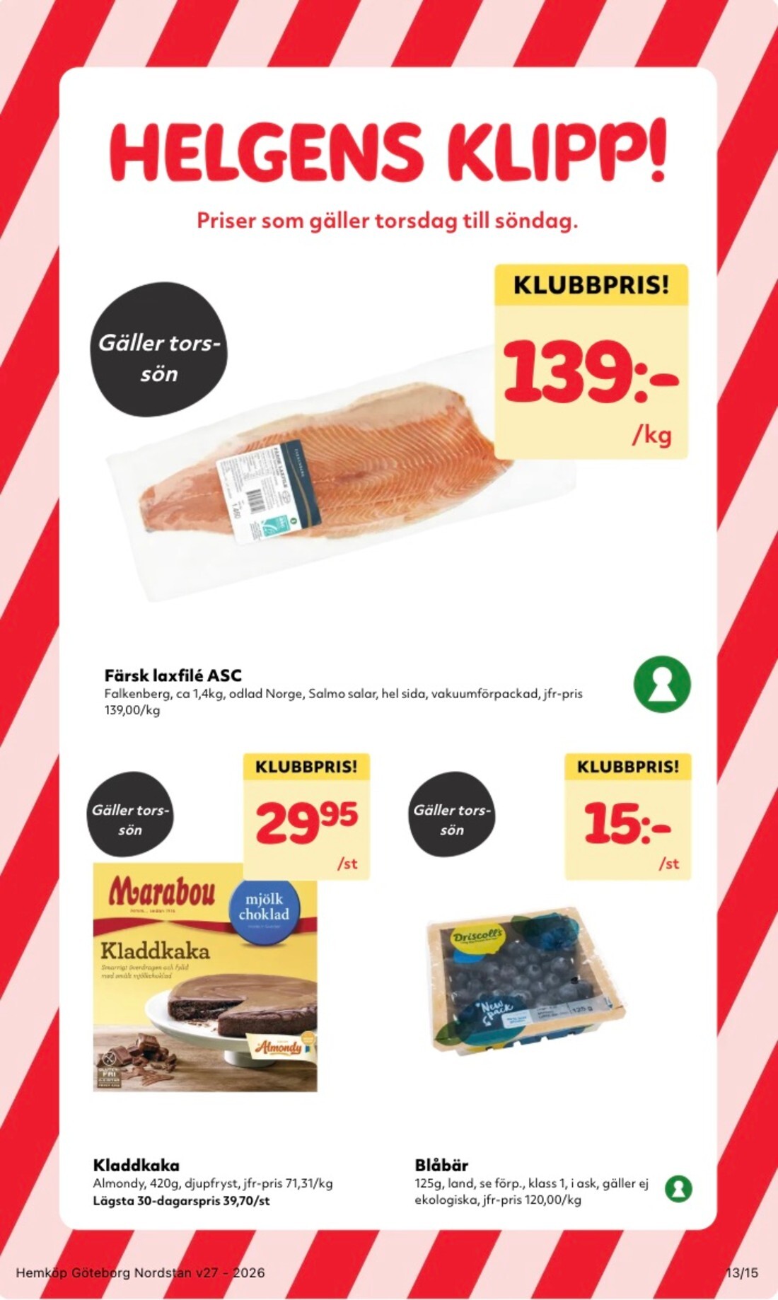 hemkop - Aktuellt Hemköp reklamblad från måndag, 29/06/2026 till söndag, 05/07/2026 - page: 13