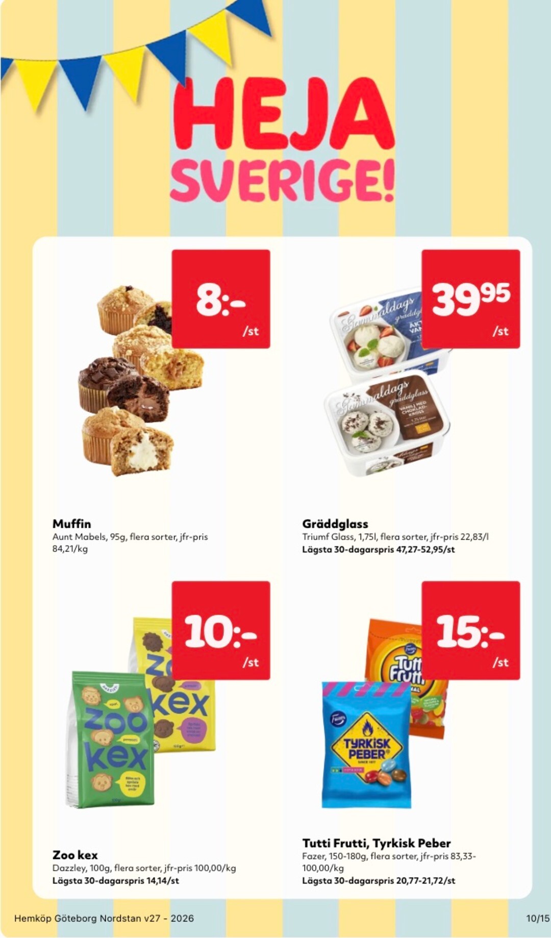 hemkop - Aktuellt Hemköp reklamblad från måndag, 29/06/2026 till söndag, 05/07/2026 - page: 10