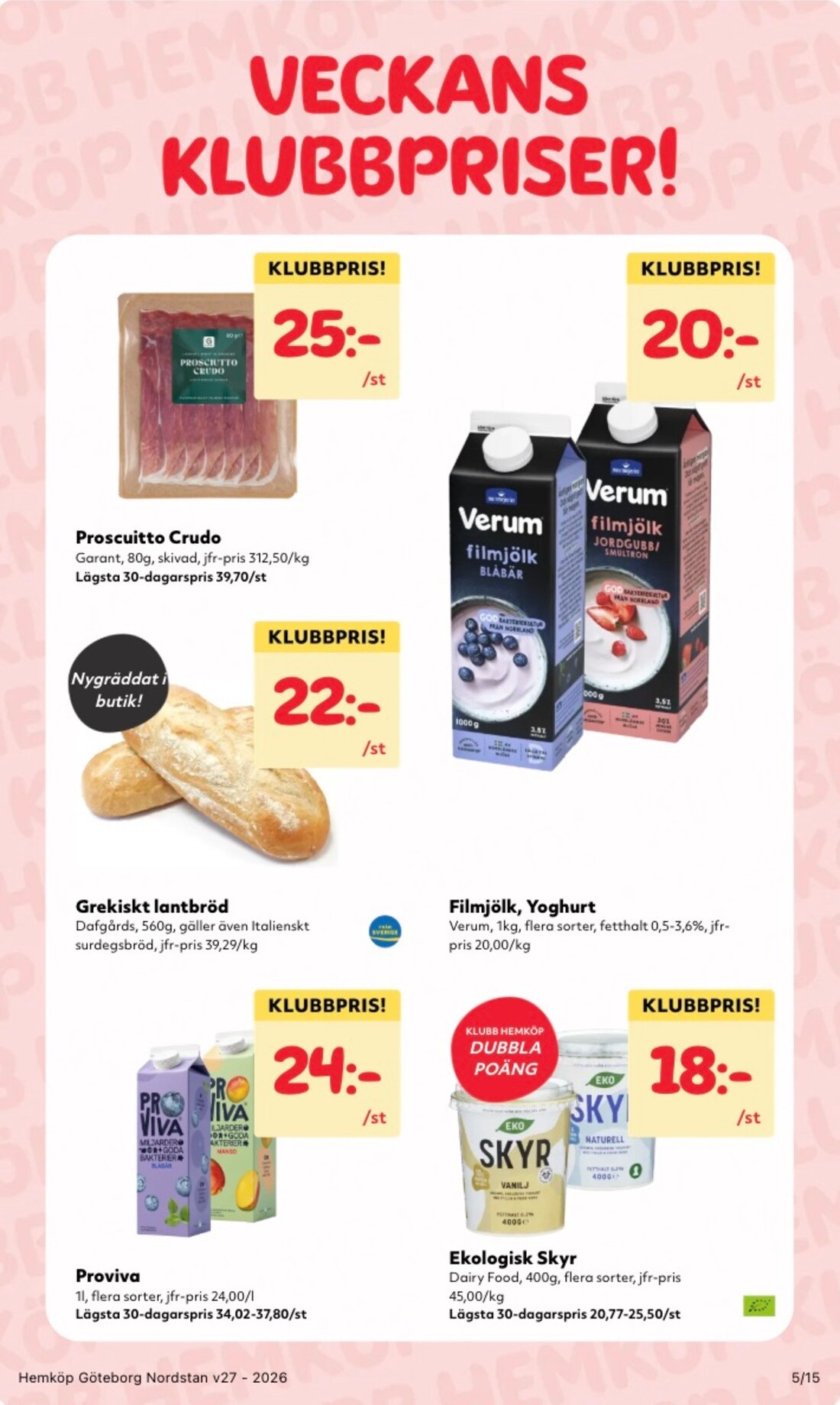 hemkop - Aktuellt Hemköp reklamblad från måndag, 29/06/2026 till söndag, 05/07/2026 - page: 5