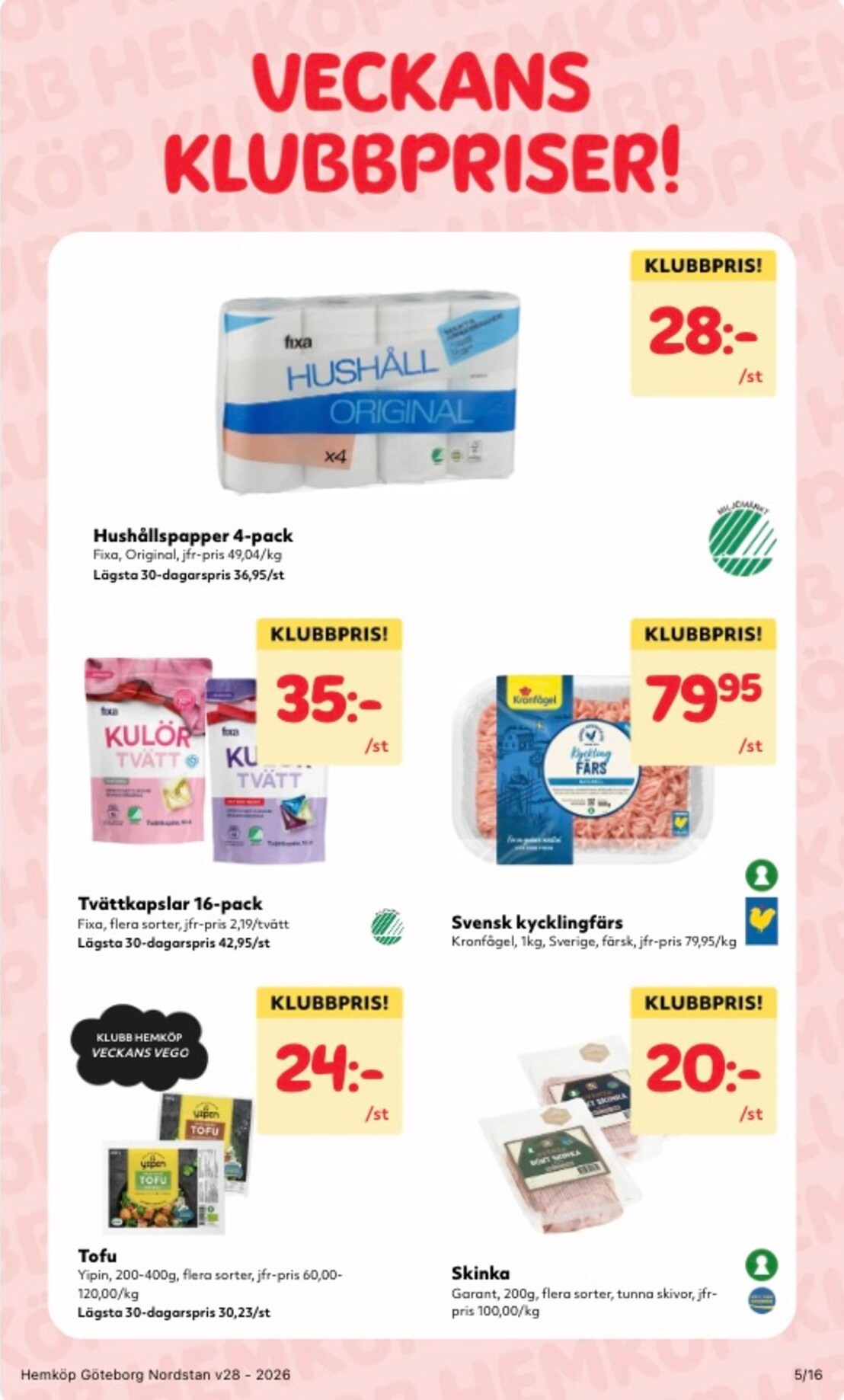 hemkop - Aktuellt Hemköp reklamblad från måndag, 06/07/2026 till söndag, 12/07/2026 - page: 5