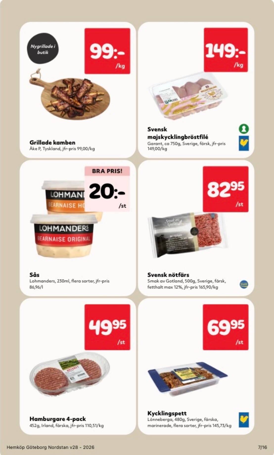 hemkop - Aktuellt Hemköp reklamblad från måndag, 06/07/2026 till söndag, 12/07/2026 - page: 7