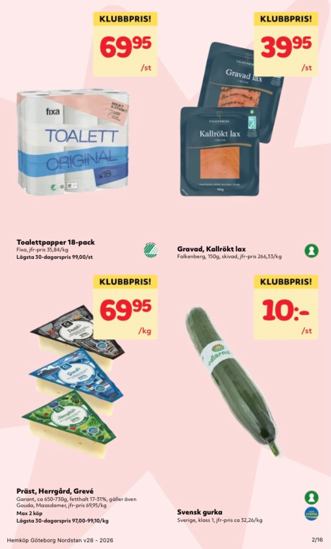 hemkop - Aktuellt Hemköp reklamblad från måndag, 06/07/2026 till söndag, 12/07/2026 - page: 2