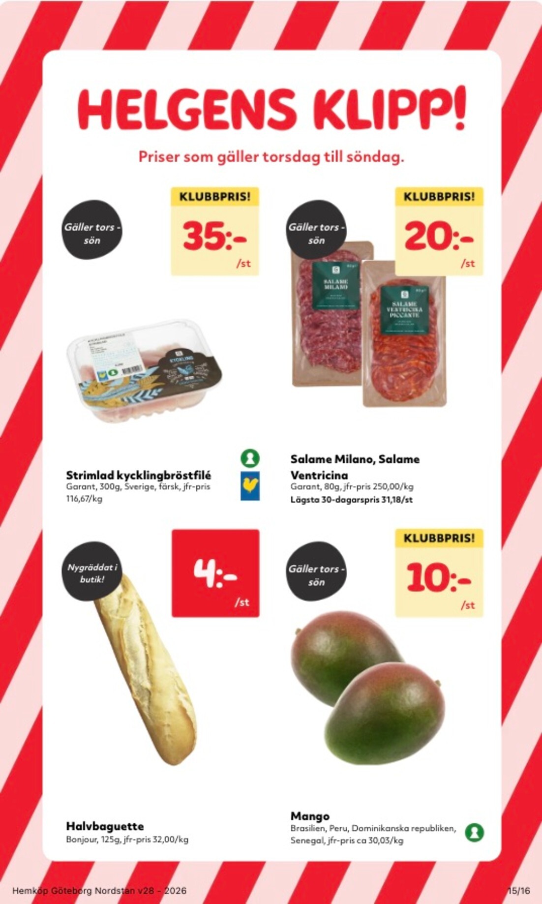 hemkop - Aktuellt Hemköp reklamblad från måndag, 06/07/2026 till söndag, 12/07/2026 - page: 15