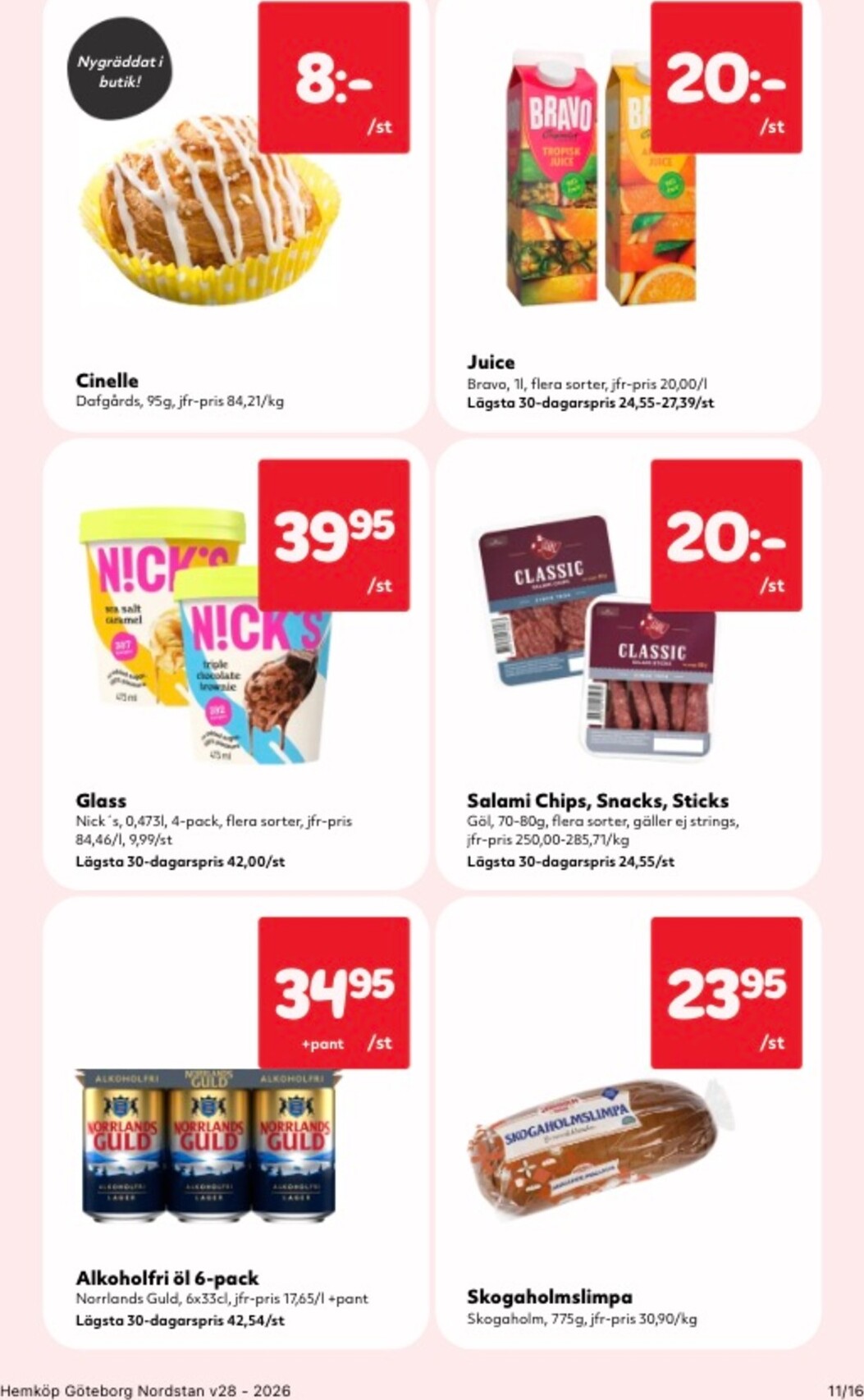 hemkop - Aktuellt Hemköp reklamblad från måndag, 06/07/2026 till söndag, 12/07/2026 - page: 11