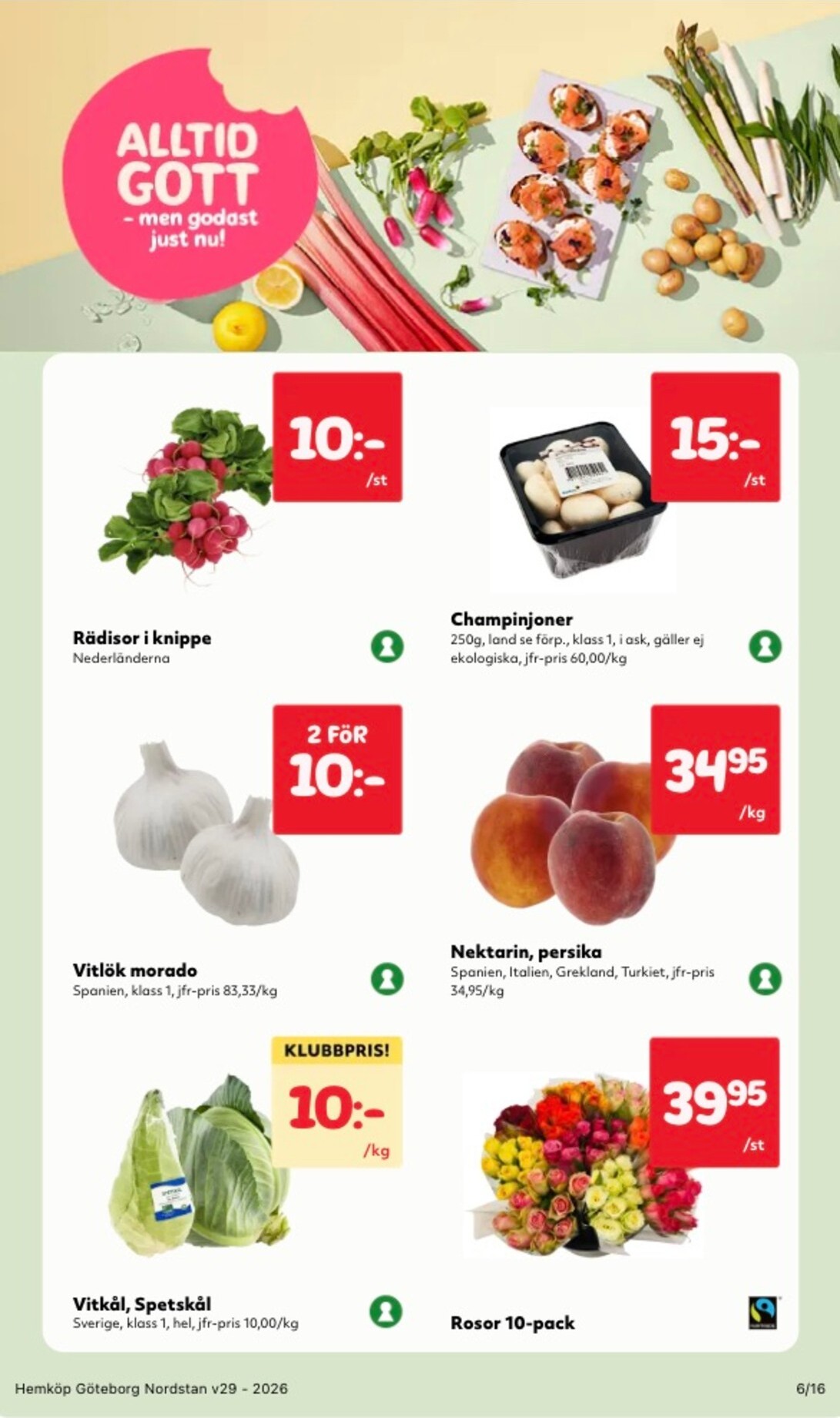 hemkop - Aktuellt Hemköp reklamblad från måndag, 13/07/2026 till söndag, 19/07/2026 - page: 6