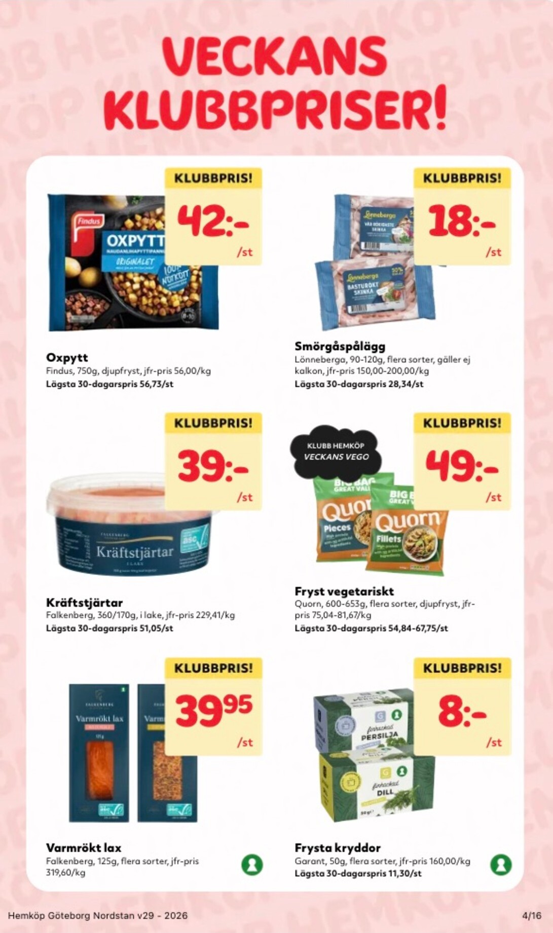 hemkop - Aktuellt Hemköp reklamblad från måndag, 13/07/2026 till söndag, 19/07/2026 - page: 4