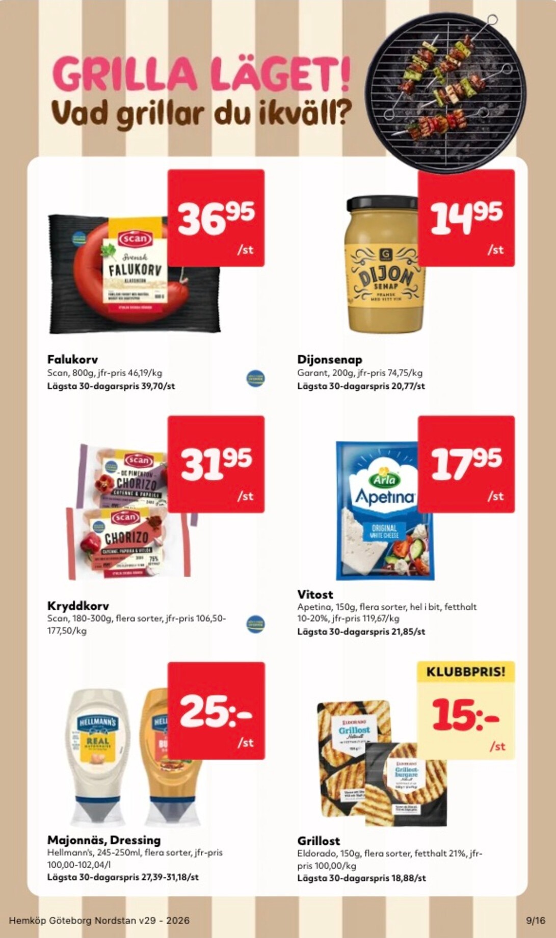hemkop - Aktuellt Hemköp reklamblad från måndag, 13/07/2026 till söndag, 19/07/2026 - page: 9