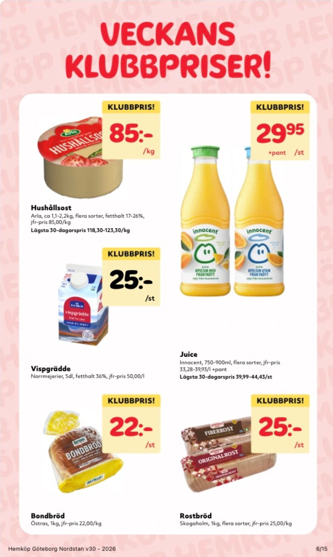 hemkop - Aktuellt Hemköp reklamblad från måndag, 20/07/2026 till söndag, 26/07/2026 - page: 6