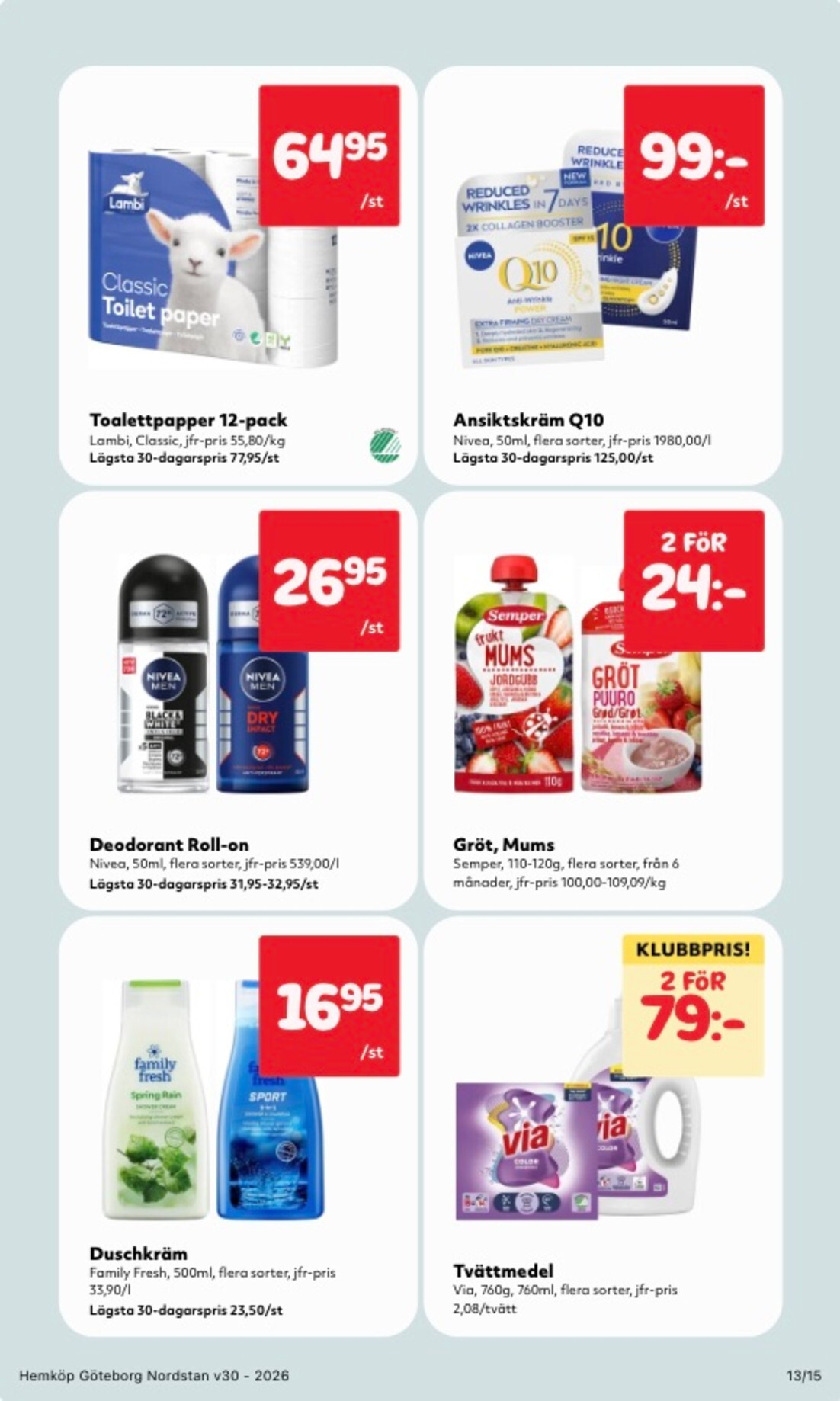 hemkop - Aktuellt Hemköp reklamblad från måndag, 20/07/2026 till söndag, 26/07/2026 - page: 13