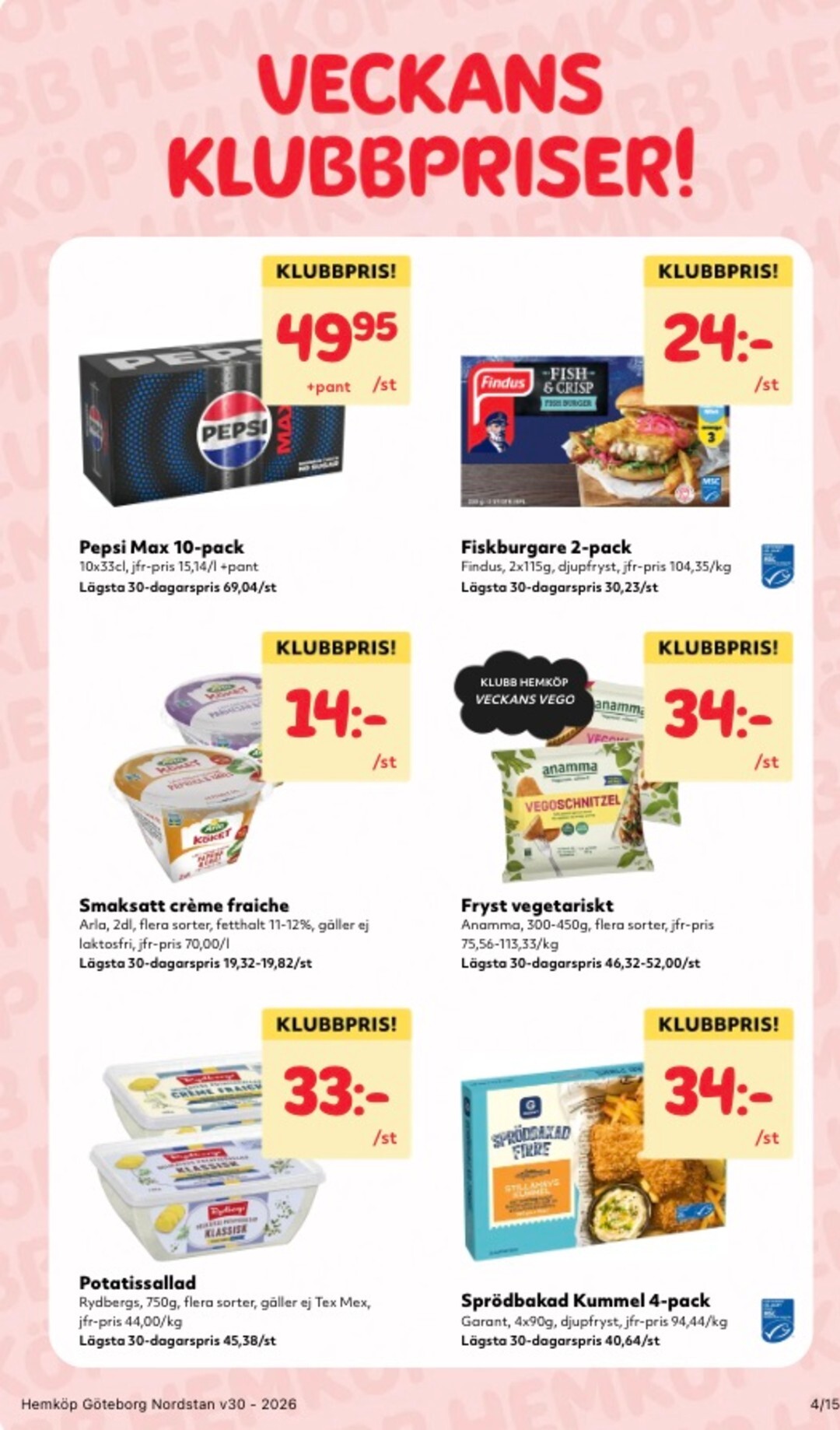 hemkop - Aktuellt Hemköp reklamblad från måndag, 20/07/2026 till söndag, 26/07/2026 - page: 4