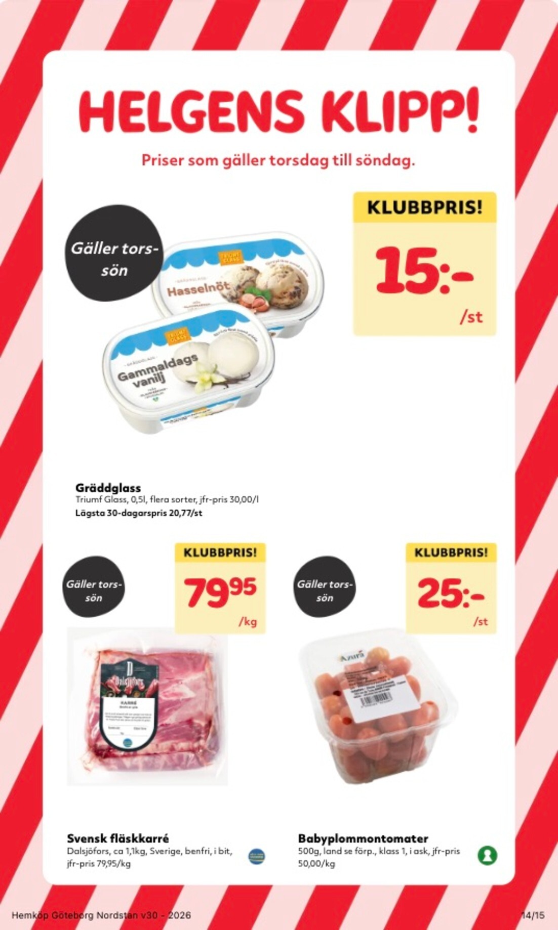 hemkop - Aktuellt Hemköp reklamblad från måndag, 20/07/2026 till söndag, 26/07/2026 - page: 14