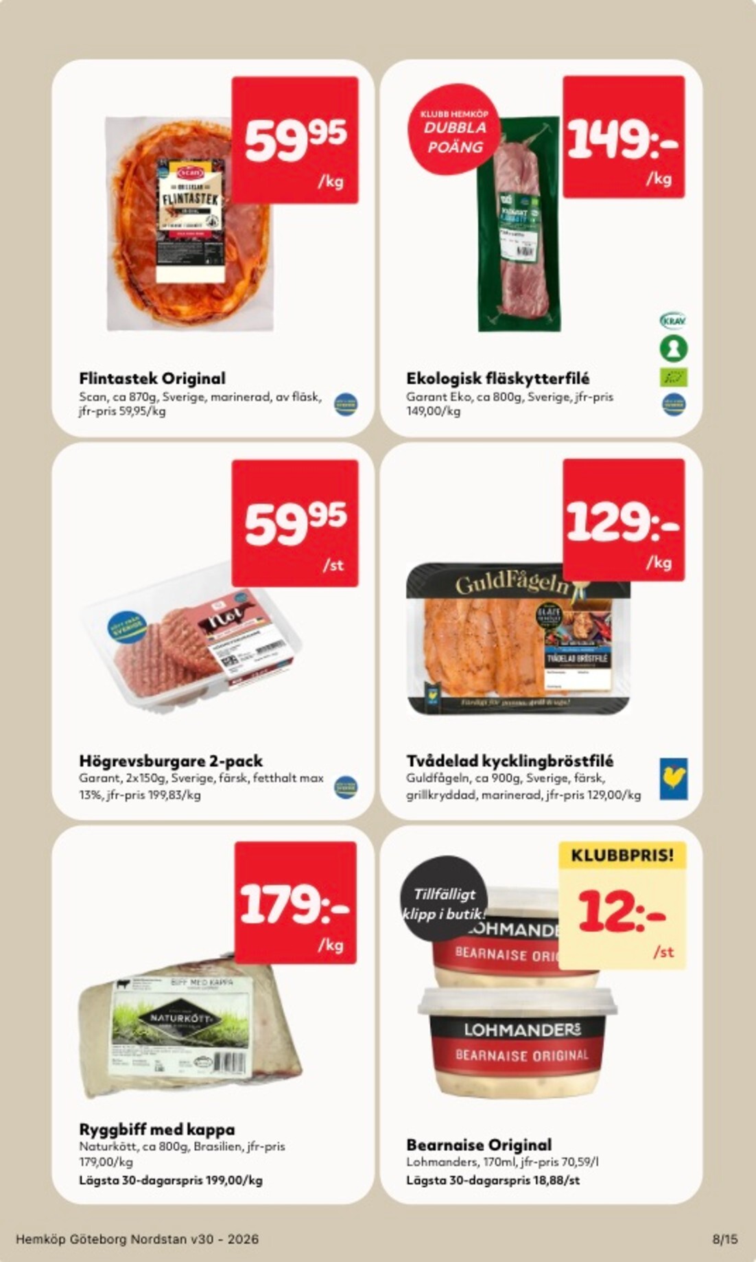hemkop - Aktuellt Hemköp reklamblad från måndag, 20/07/2026 till söndag, 26/07/2026 - page: 8