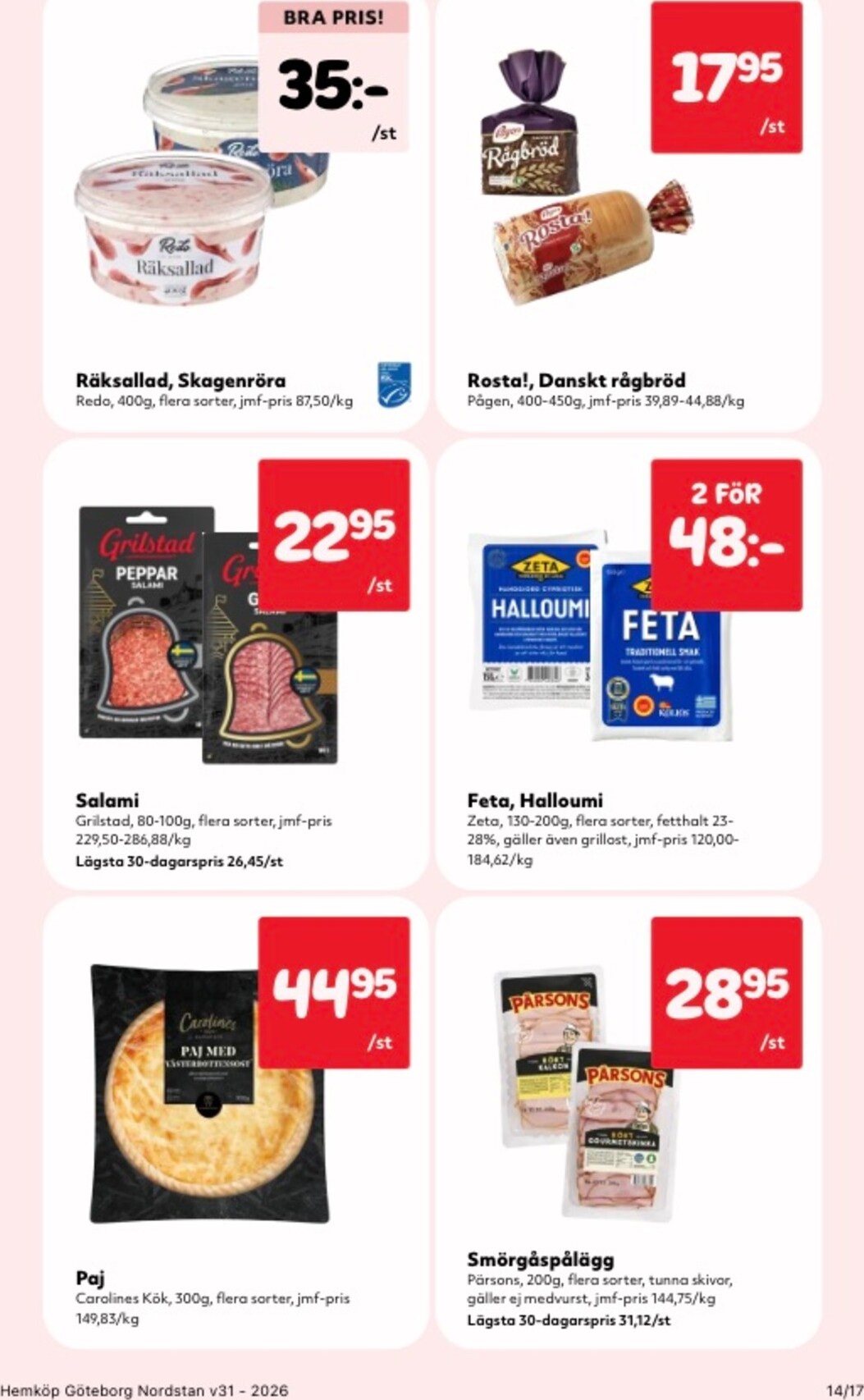 hemkop - Aktuellt Hemköp reklamblad från måndag, 27/07/2026 till söndag, 02/08/2026 - page: 14