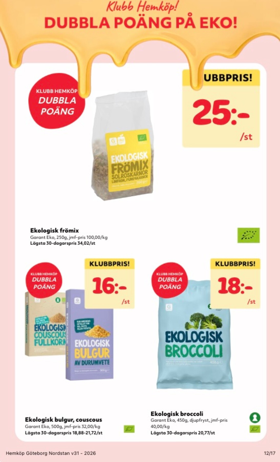 hemkop - Aktuellt Hemköp reklamblad från måndag, 27/07/2026 till söndag, 02/08/2026 - page: 12