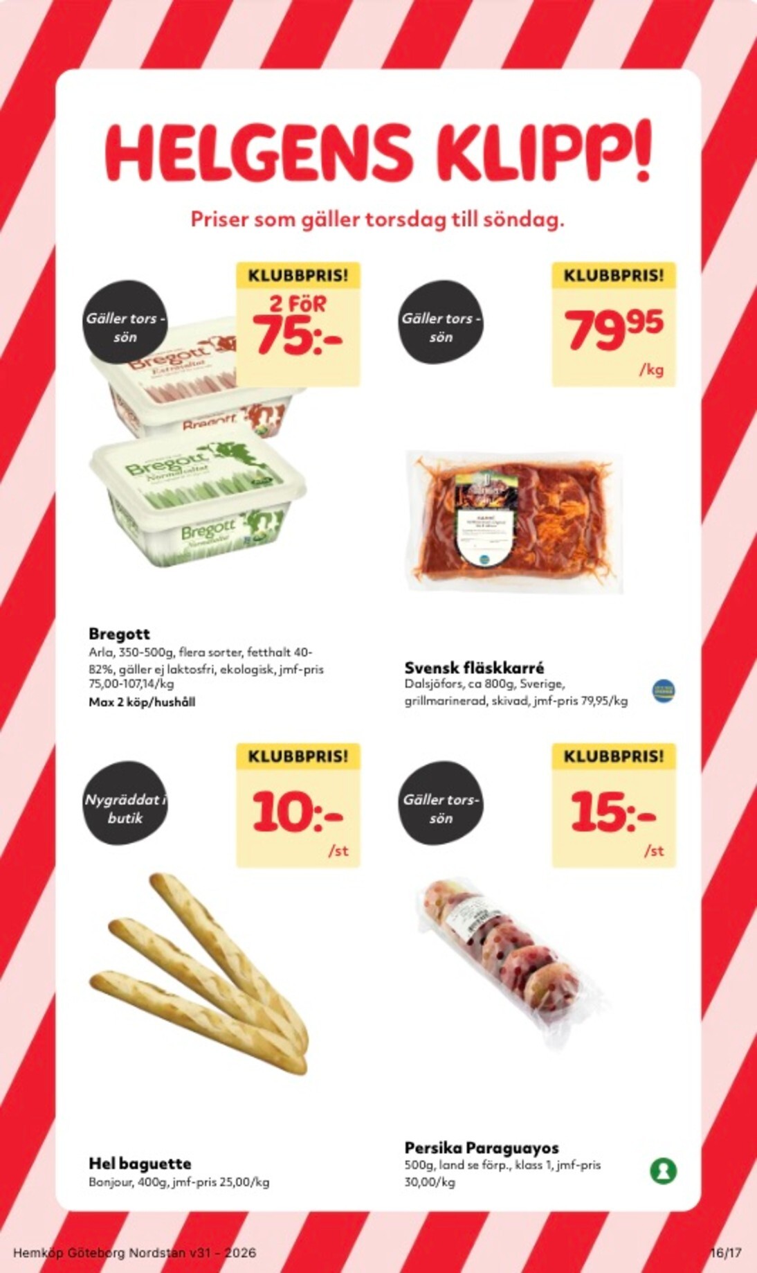 hemkop - Aktuellt Hemköp reklamblad från måndag, 27/07/2026 till söndag, 02/08/2026 - page: 16