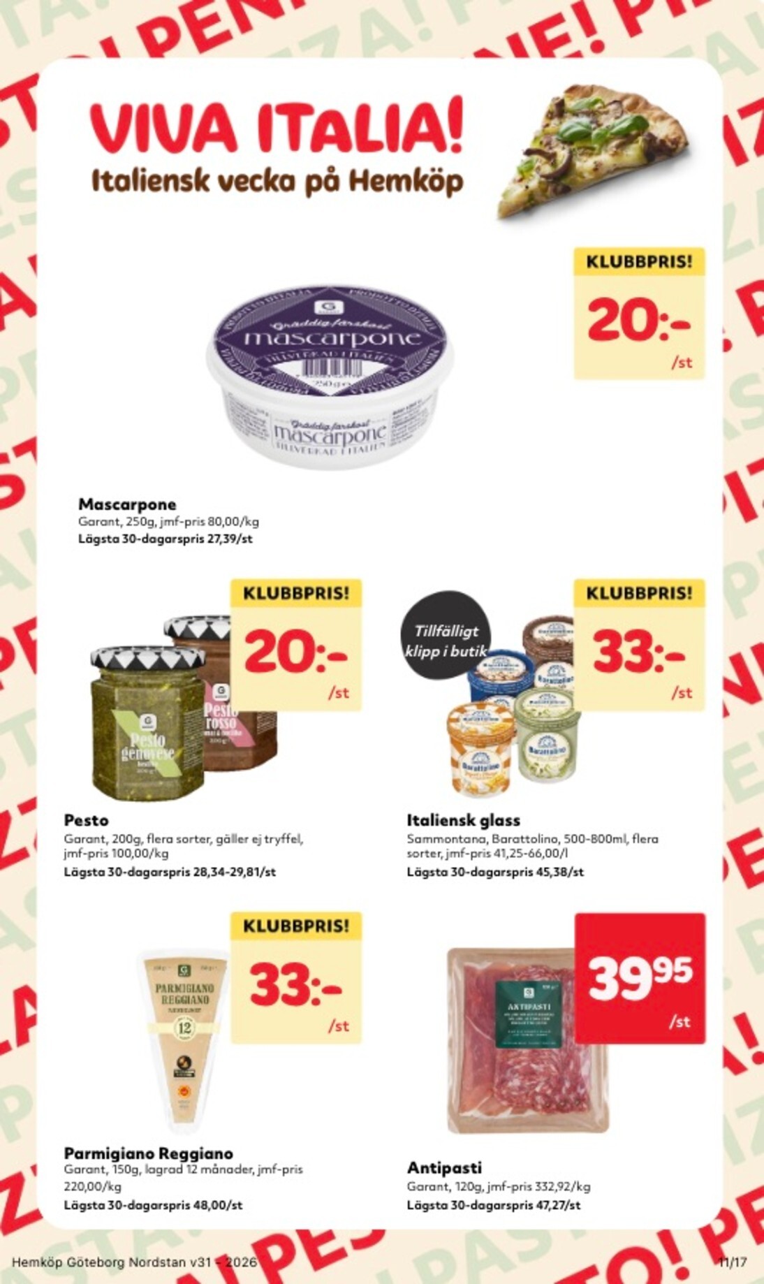 hemkop - Aktuellt Hemköp reklamblad från måndag, 27/07/2026 till söndag, 02/08/2026 - page: 11