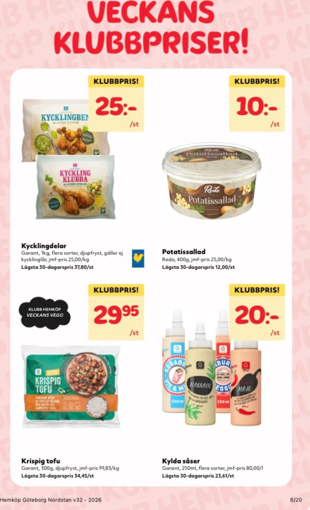 hemkop - Aktuellt Hemköp reklamblad från måndag, 03/08/2026 till söndag, 09/08/2026 - page: 6