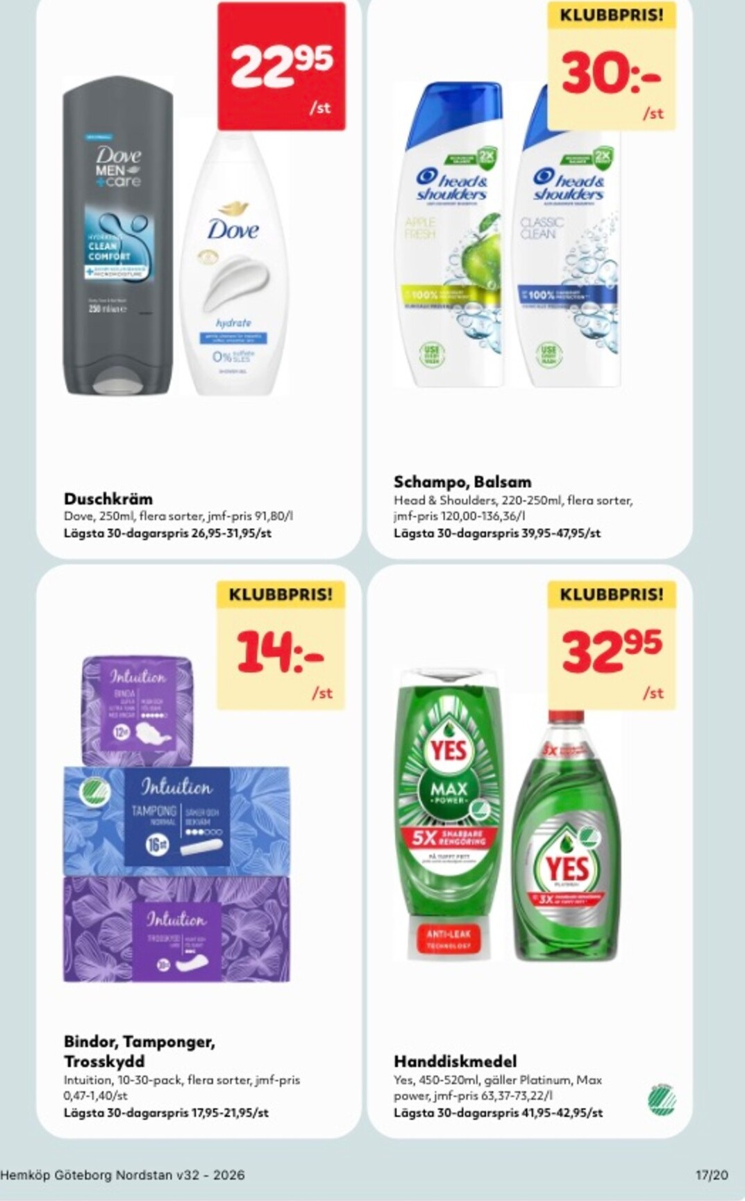 hemkop - Aktuellt Hemköp reklamblad från måndag, 03/08/2026 till söndag, 09/08/2026 - page: 17