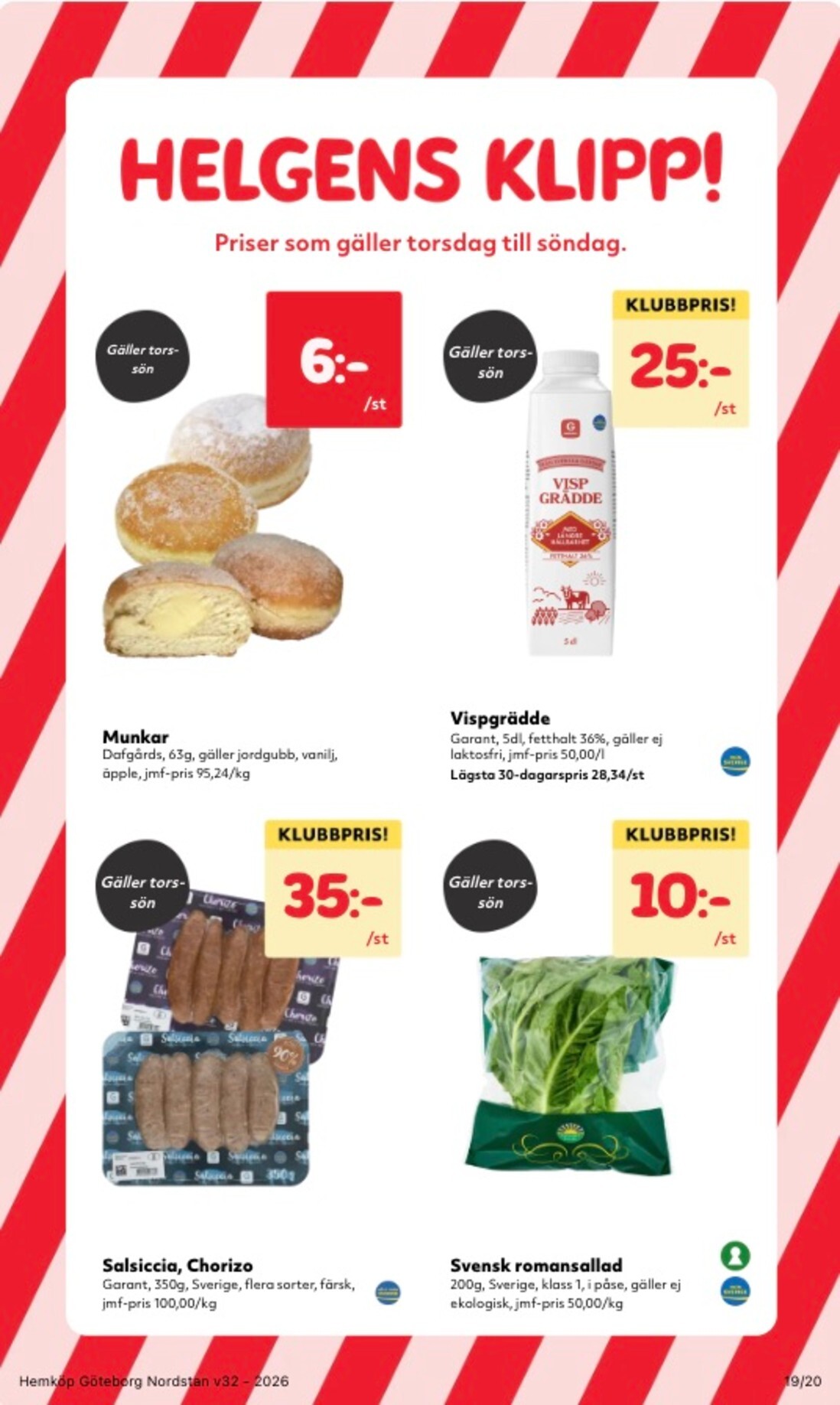 hemkop - Aktuellt Hemköp reklamblad från måndag, 03/08/2026 till söndag, 09/08/2026 - page: 19