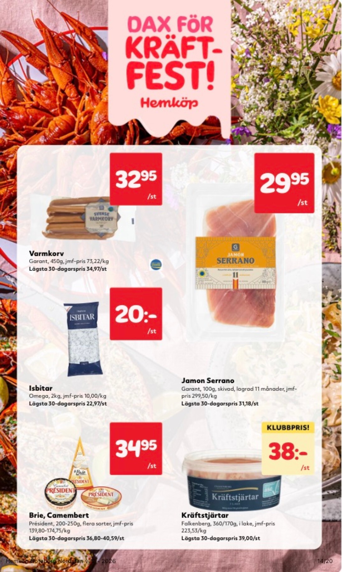 hemkop - Aktuellt Hemköp reklamblad från måndag, 03/08/2026 till söndag, 09/08/2026 - page: 14