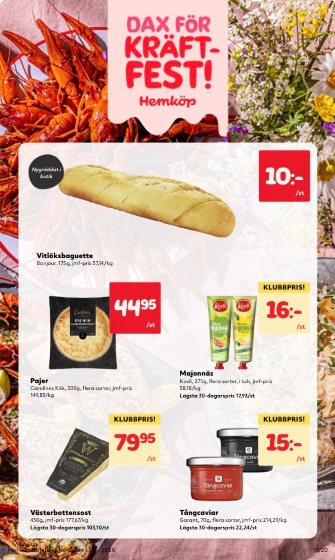 hemkop - Aktuellt Hemköp reklamblad från måndag, 03/08/2026 till söndag, 09/08/2026 - page: 13