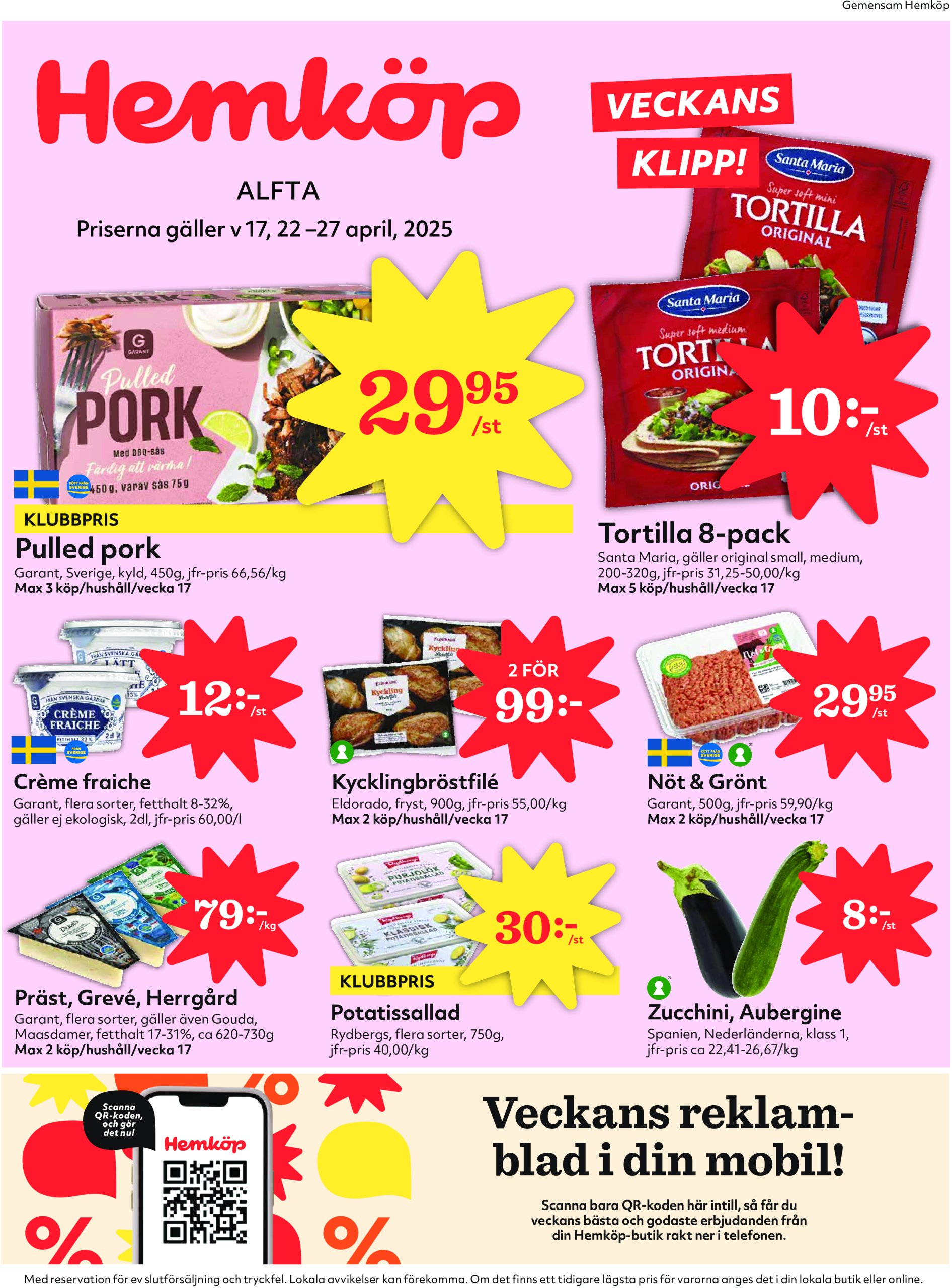 hemkop - Hemköp-reklambladet giltigt från 22/04 - 27/04
