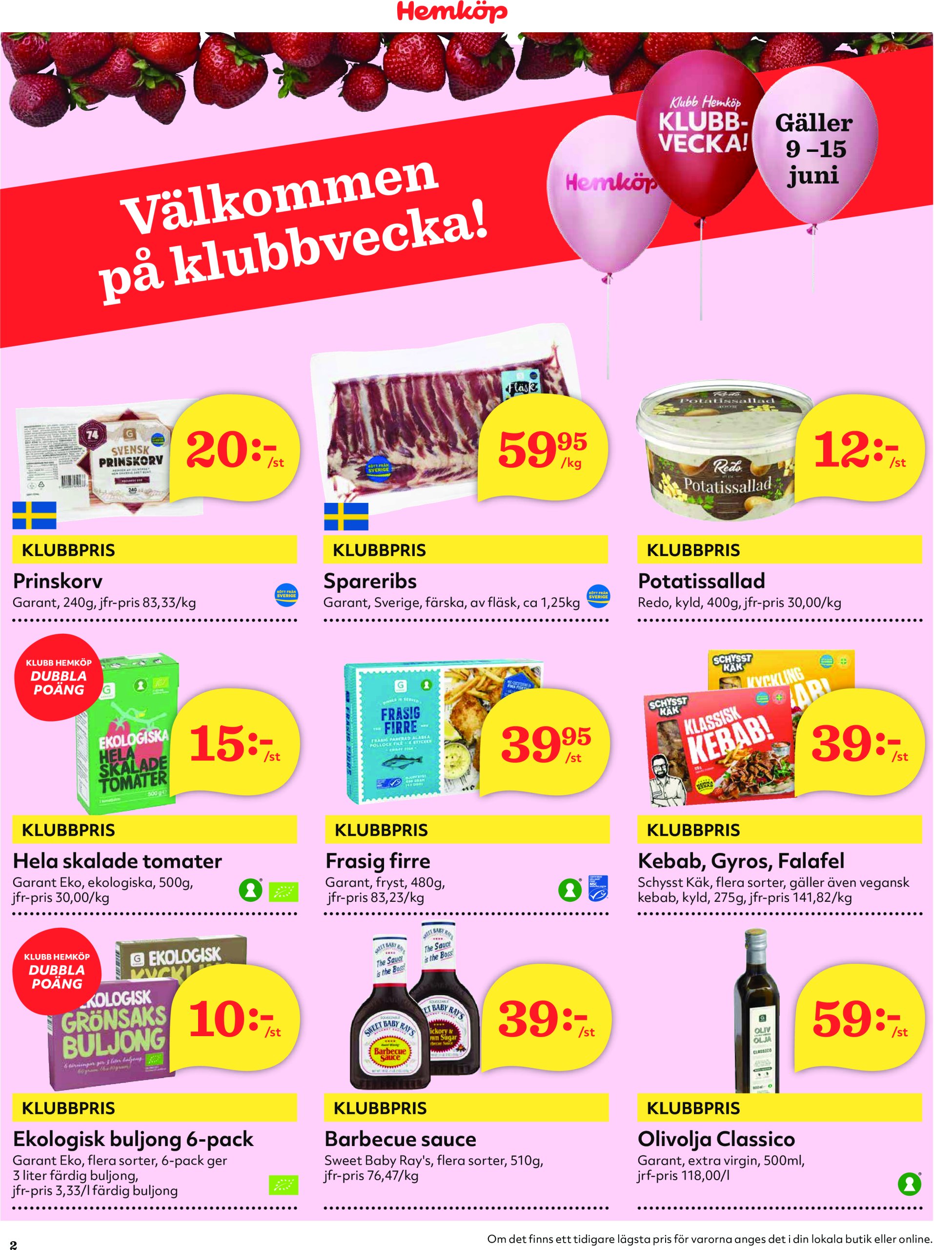 hemkop - Hemköp-reklambladet giltigt från 09/06 - 15/06 - page: 2