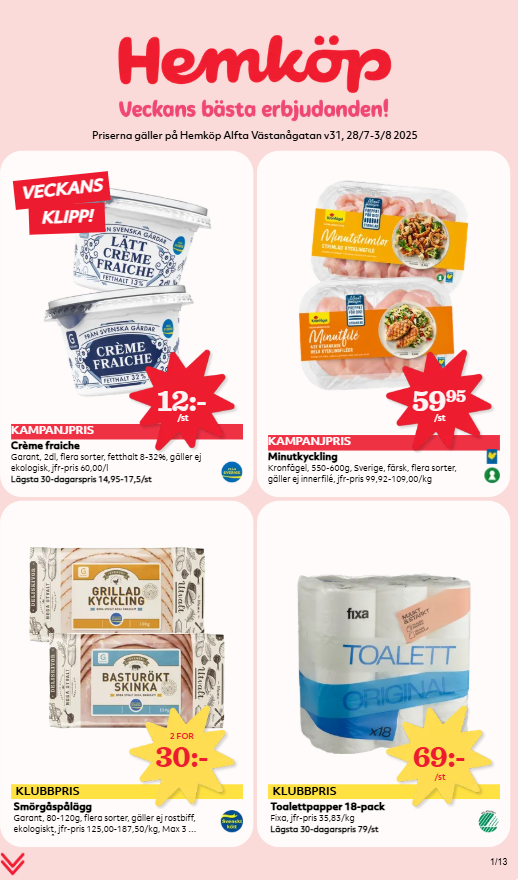 hemkop - Hemköp-reklambladet giltigt från 28/07 - 03/08